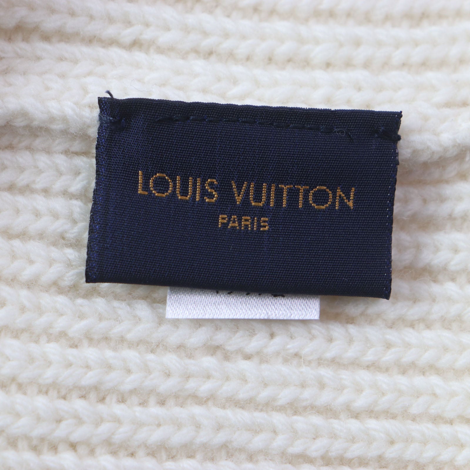 ルイヴィトン Bonnet LV Wool Cowhide Knit Cap