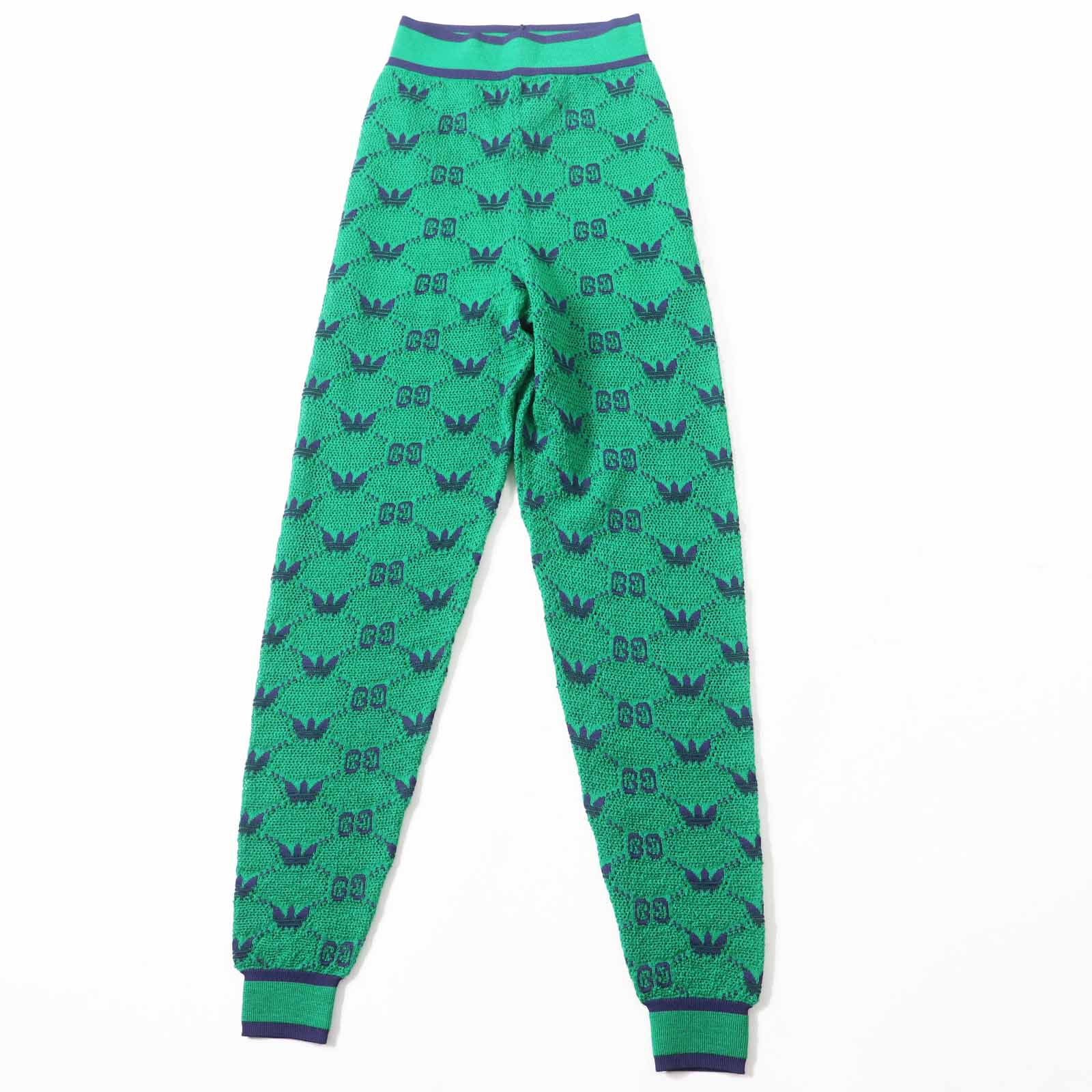 グッチ×adidas GG トレフォイル ジャカード パンツ