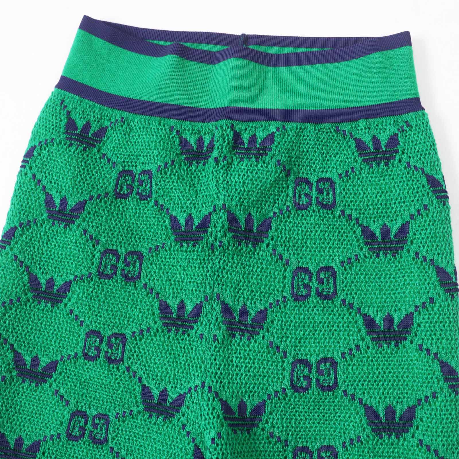 グッチ×adidas GG トレフォイル ジャカード パンツ