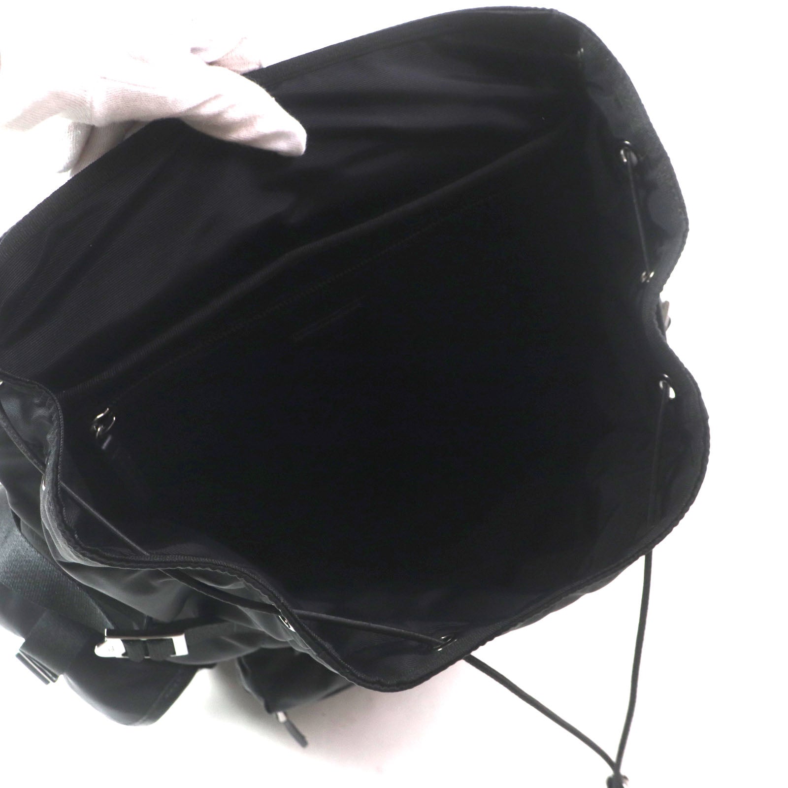 トッズ バックパック ファブリック レザー