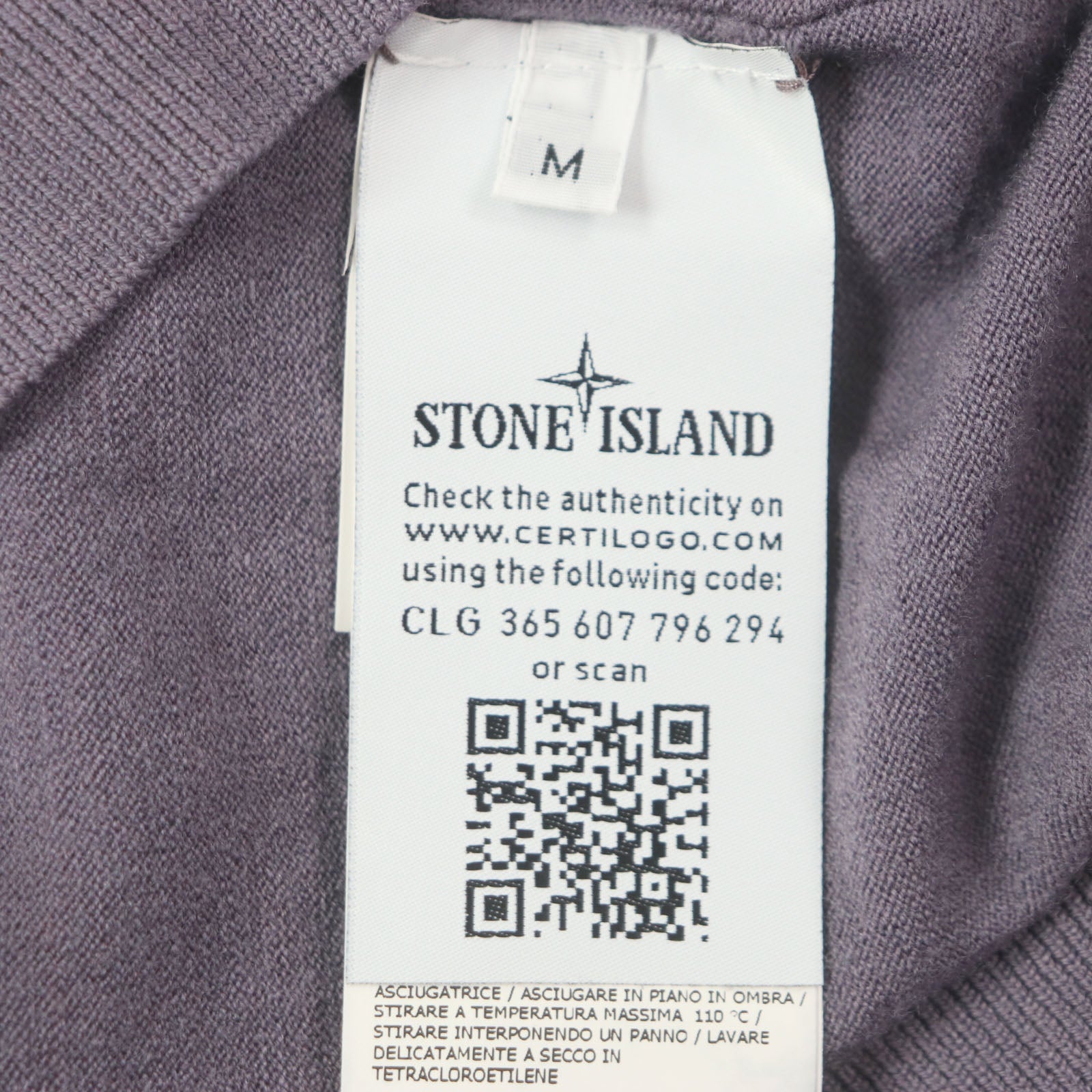 ストーン アイランド ロゴ パッチ ウール ニット 長袖 Tシャツ
