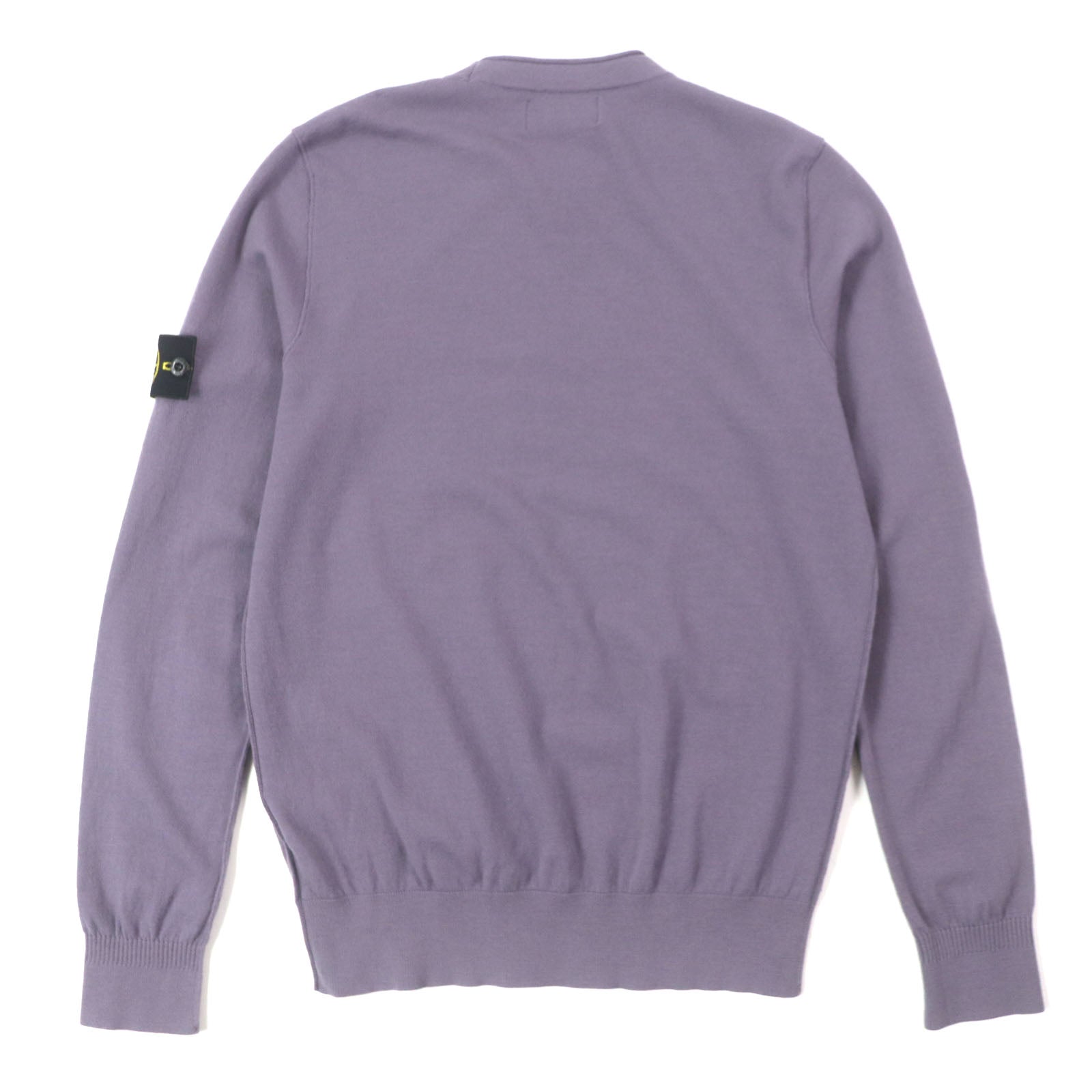 ストーン アイランド ロゴ パッチ ウール ニット 長袖 Tシャツ