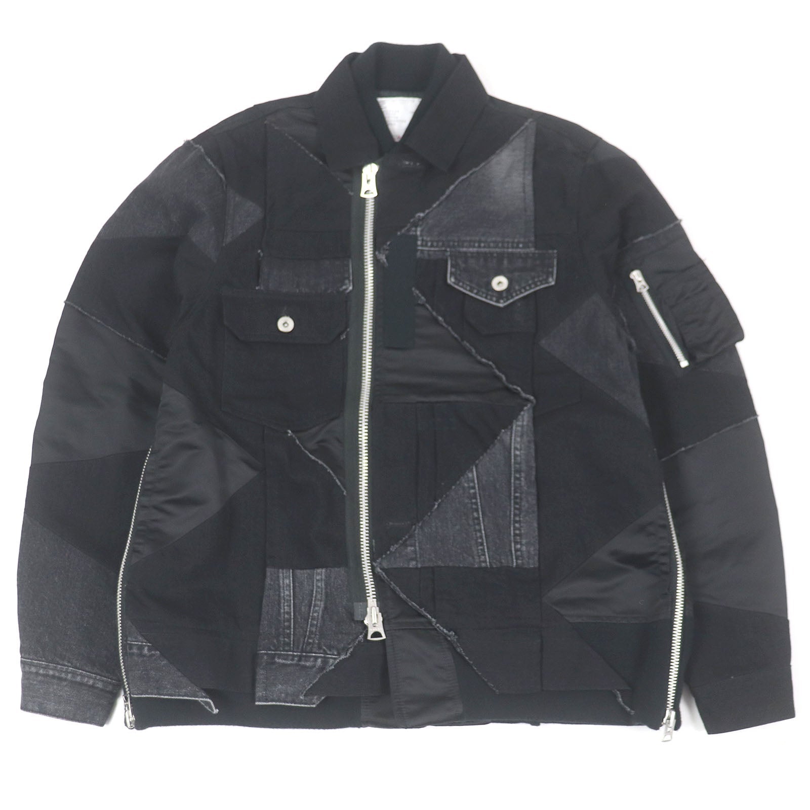Sacai ブルゾン コットン ナイロン