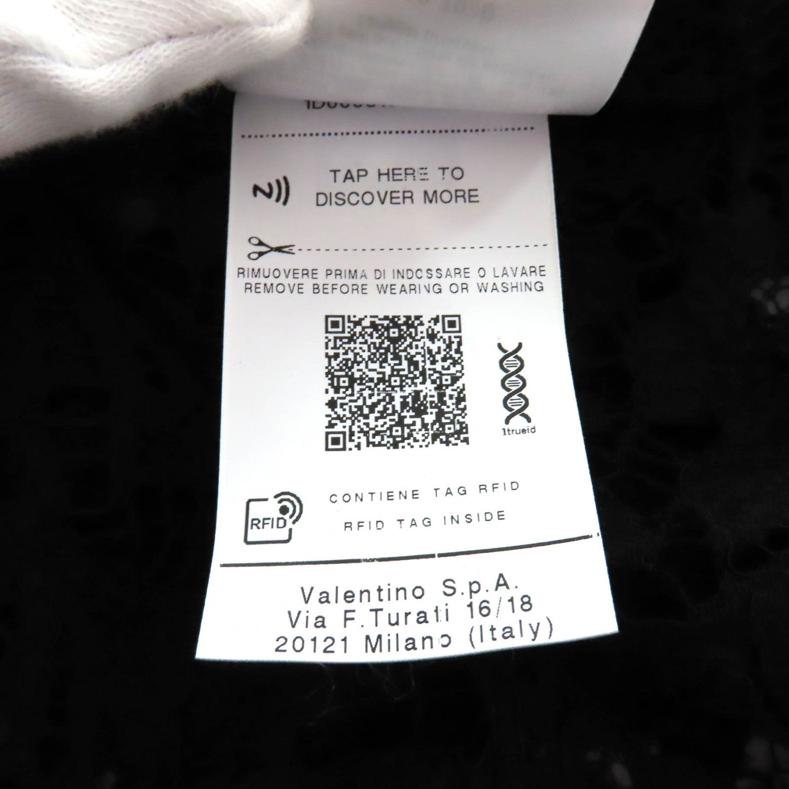 ヴァレンティノ VLTN ロゴ レース レーヨン トップ