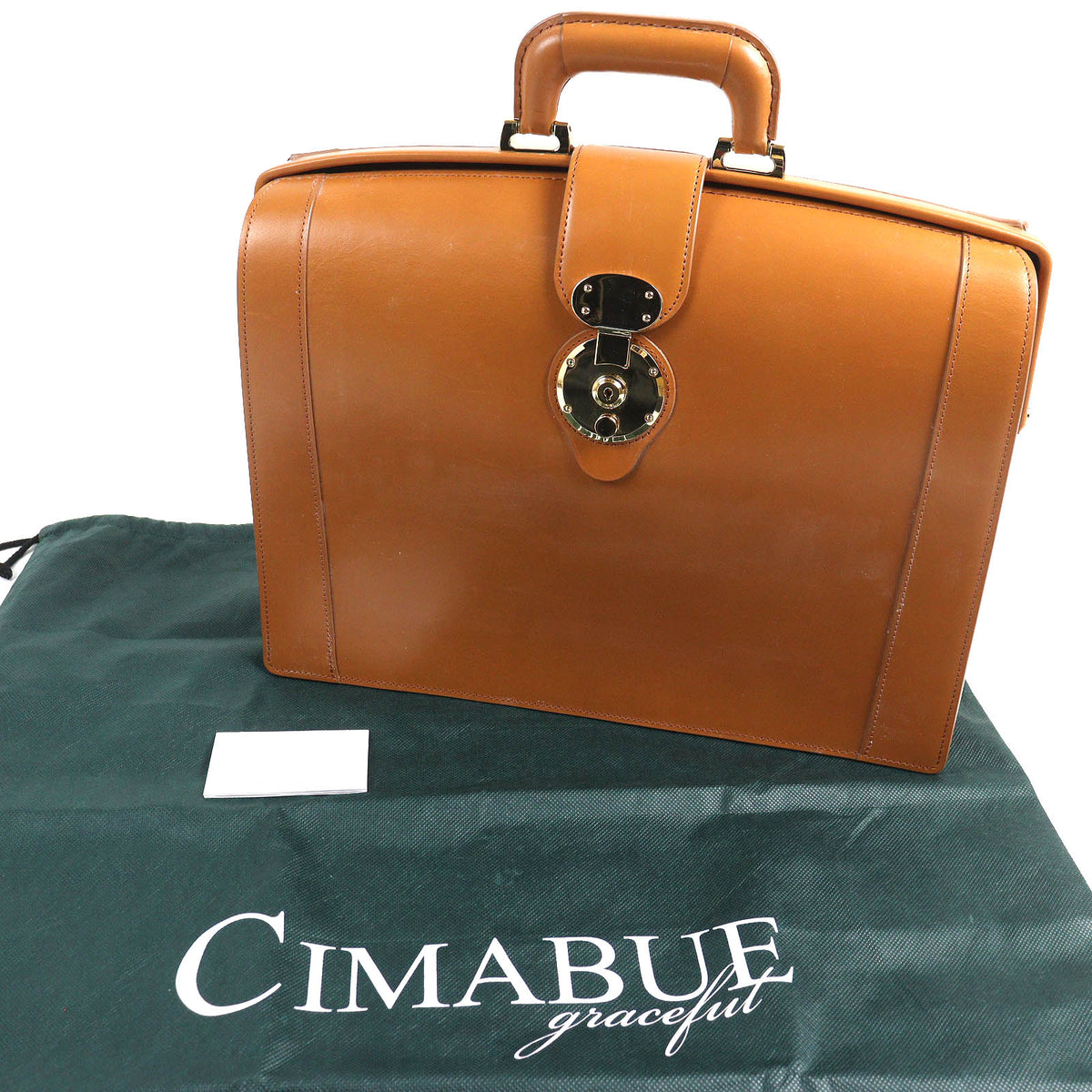 CIMABUE アレクサンダー ダレス ブライドル レザー バッグ