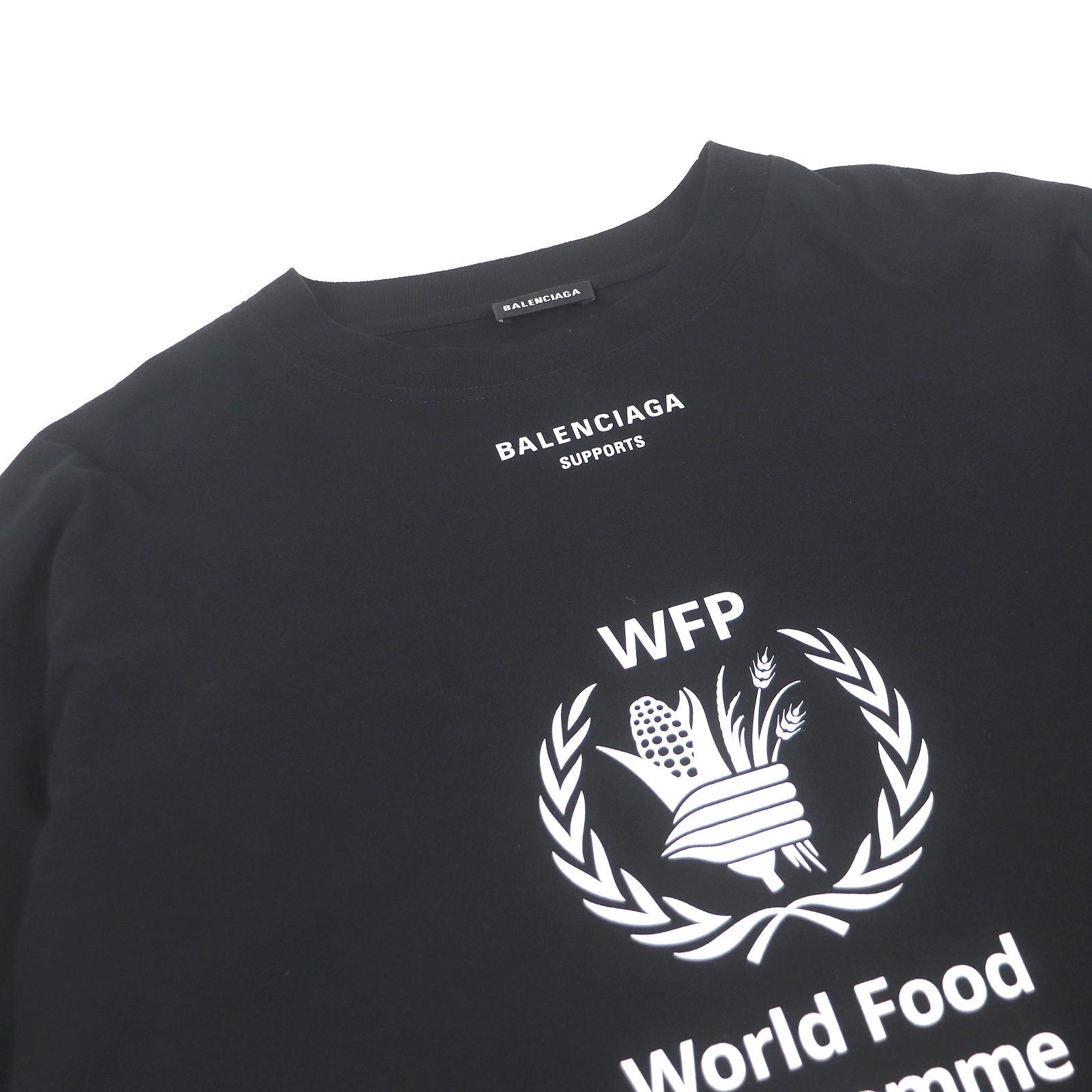 バレンシアガ ワールド フード プログラム コットン Tシャツ