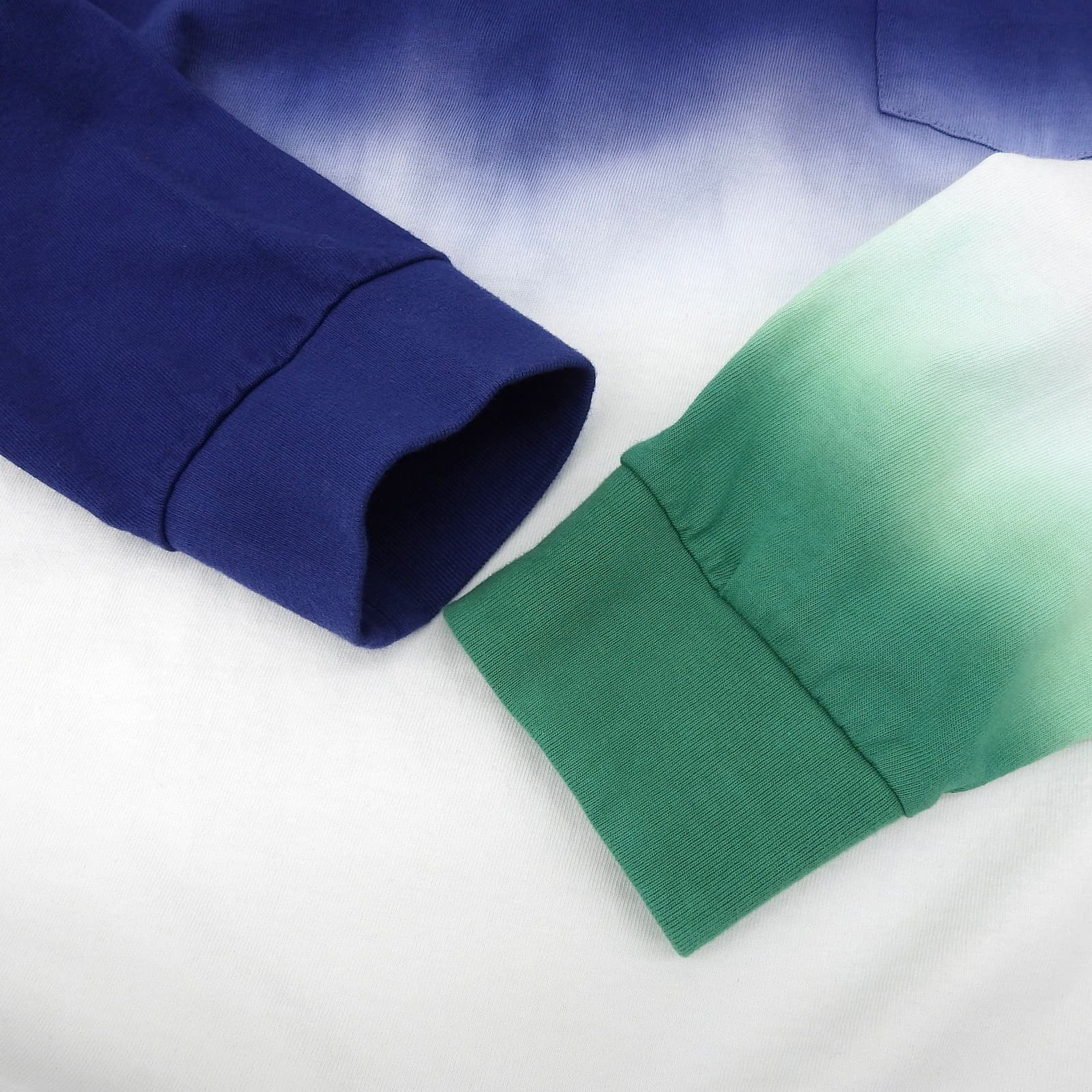 Sacai グラデーション マルチ コットン 長袖 Tシャツ