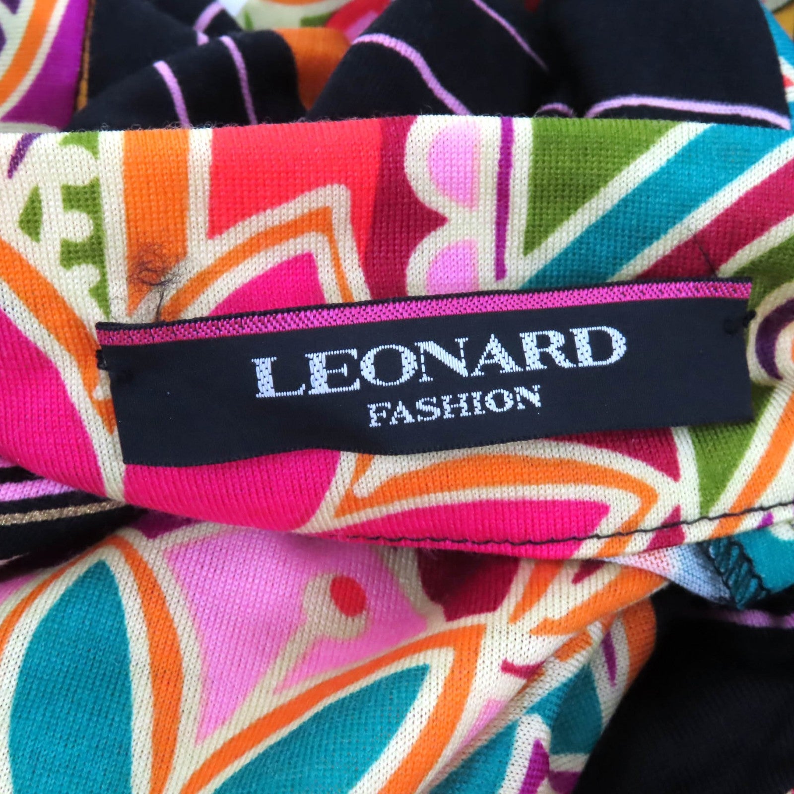 LEONARD FASHION ペイズリー柄 ワンピース ドレス