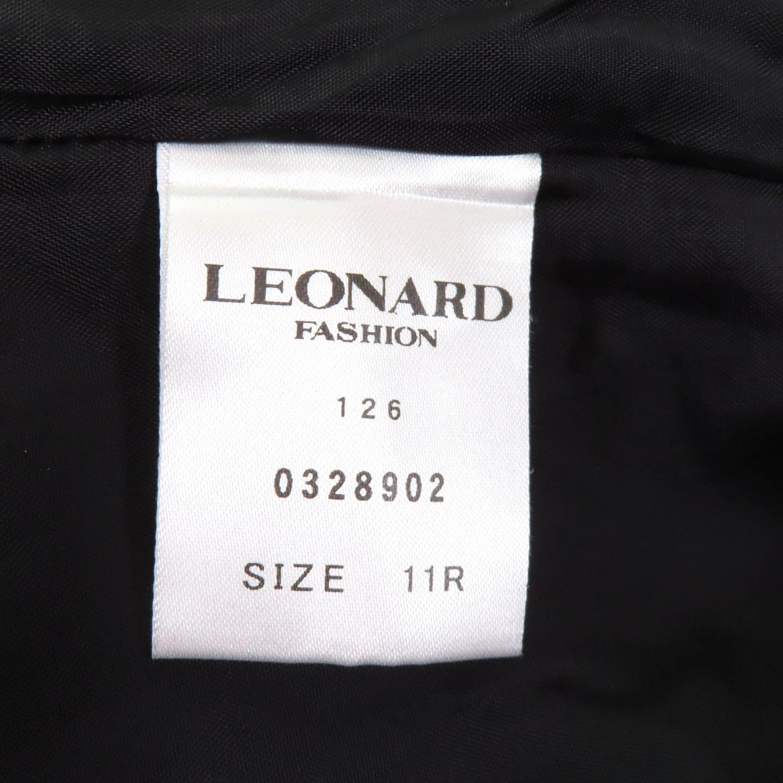 LEONARD FASHION 総柄 ダブル ブレスト ジャケット