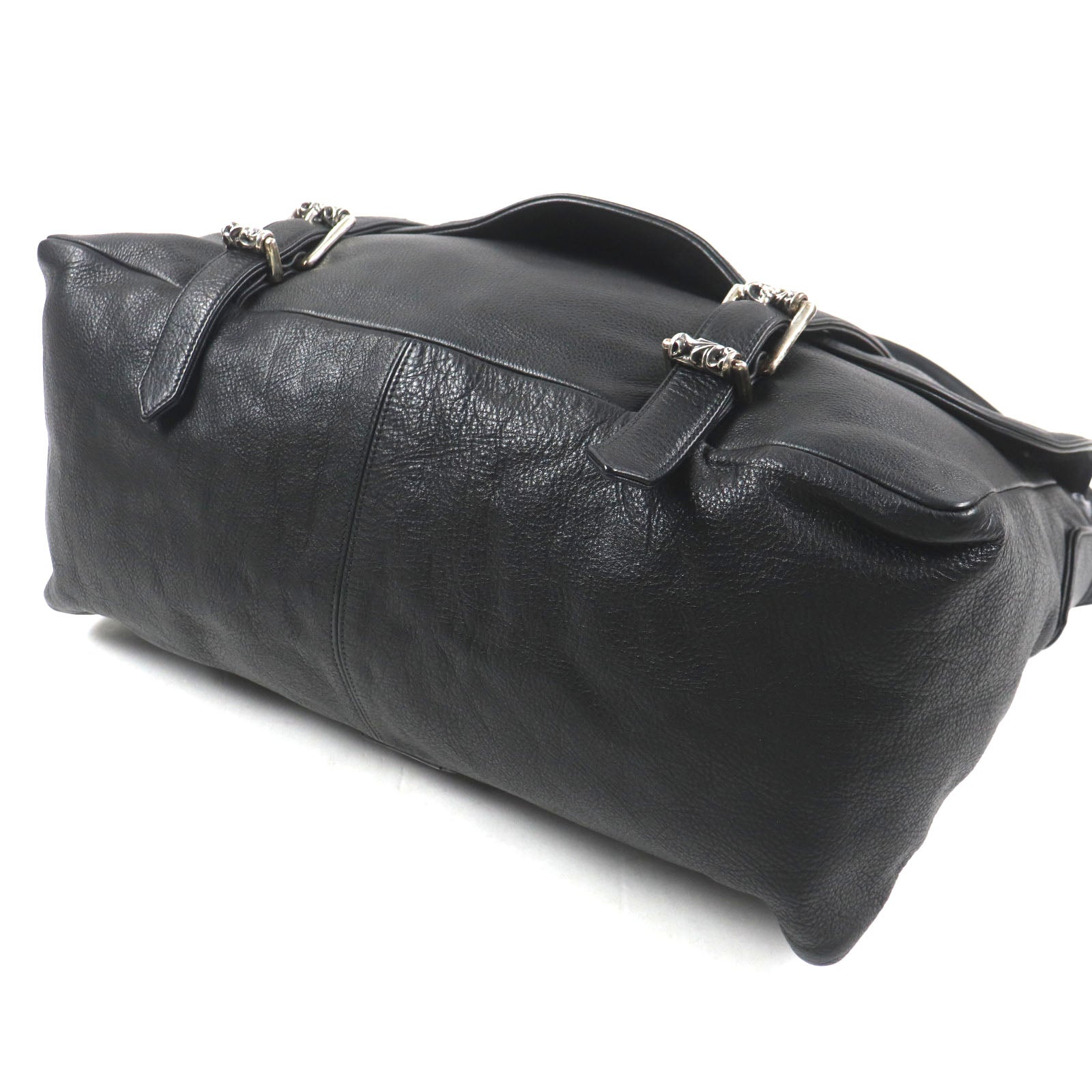 クロムハーツ G BENSIMONE レザー ショルダーバッグ
