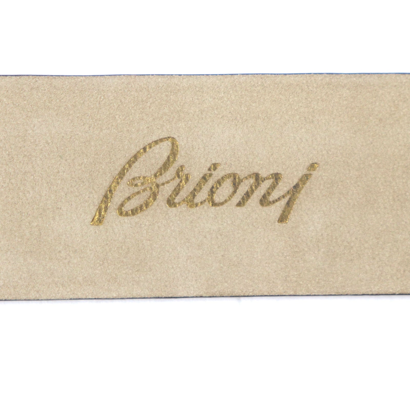 Brioni ロゴ 彫刻 バックル クロコダイル ベルト