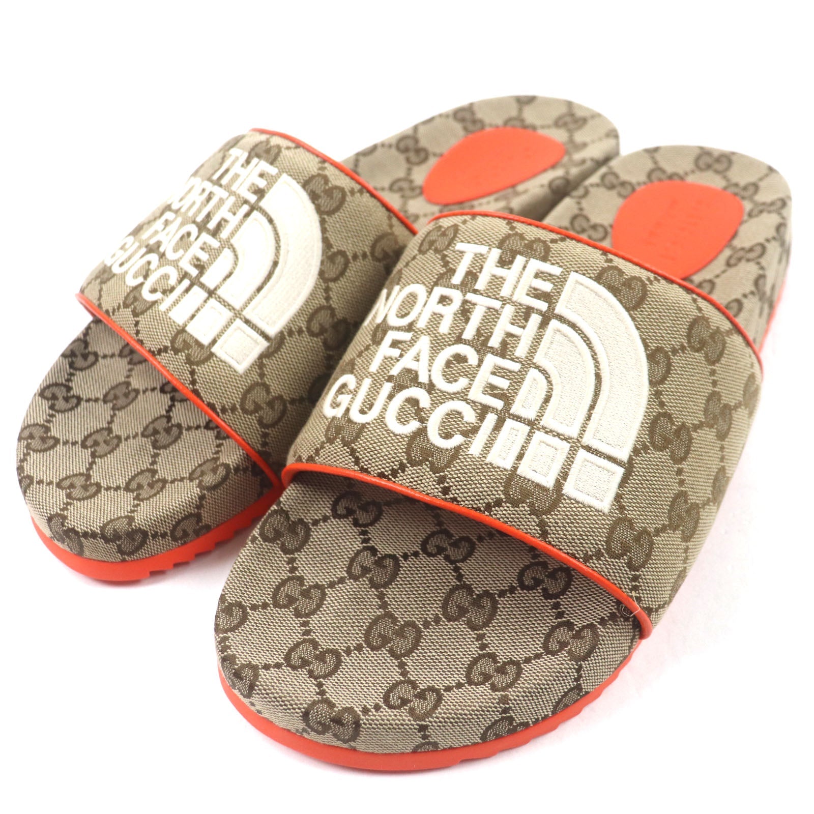 グッチ×The North Face GG キャンバス サンダル