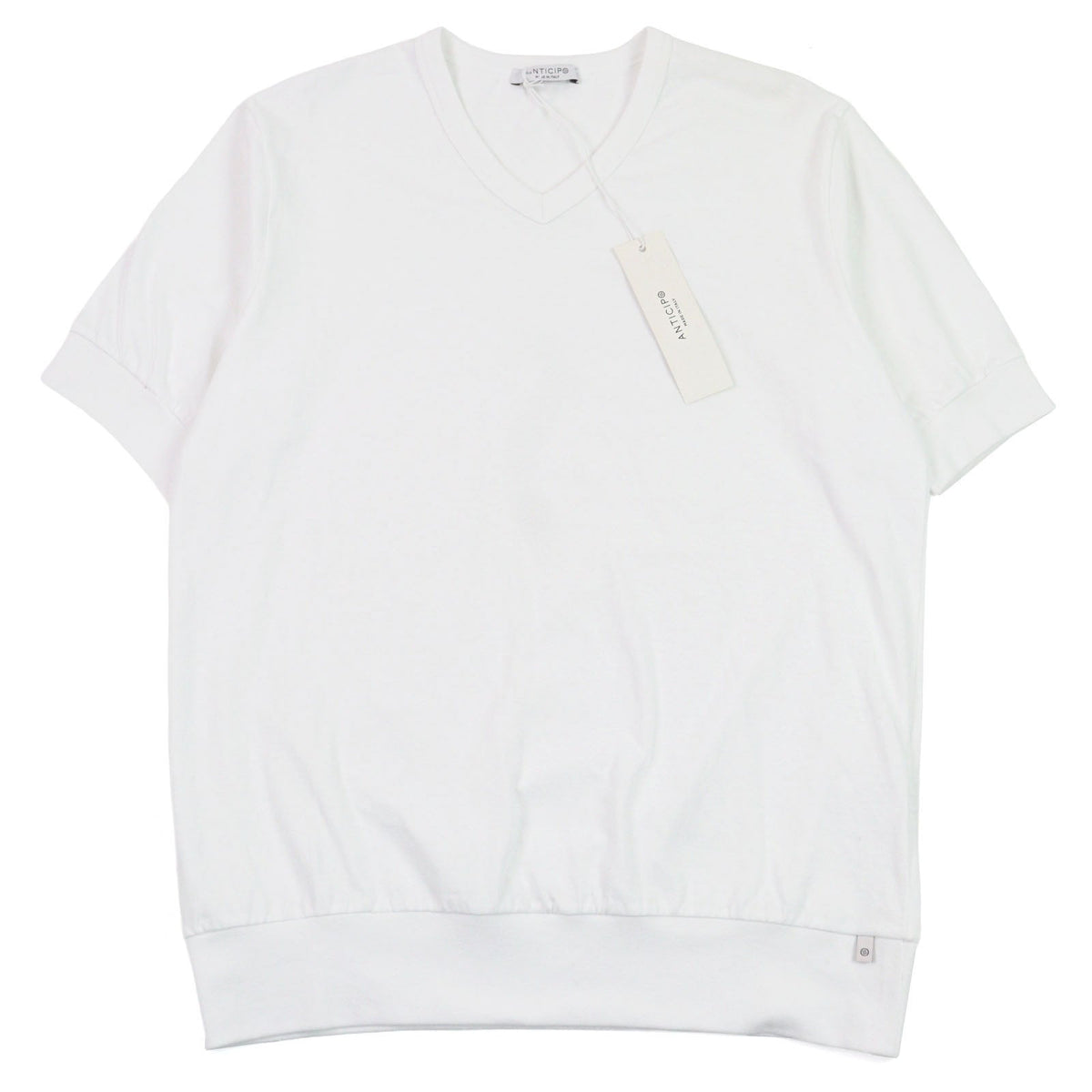 ANTICIPO INZOLIA ロゴ タグ 半袖 コットン Tシャツ