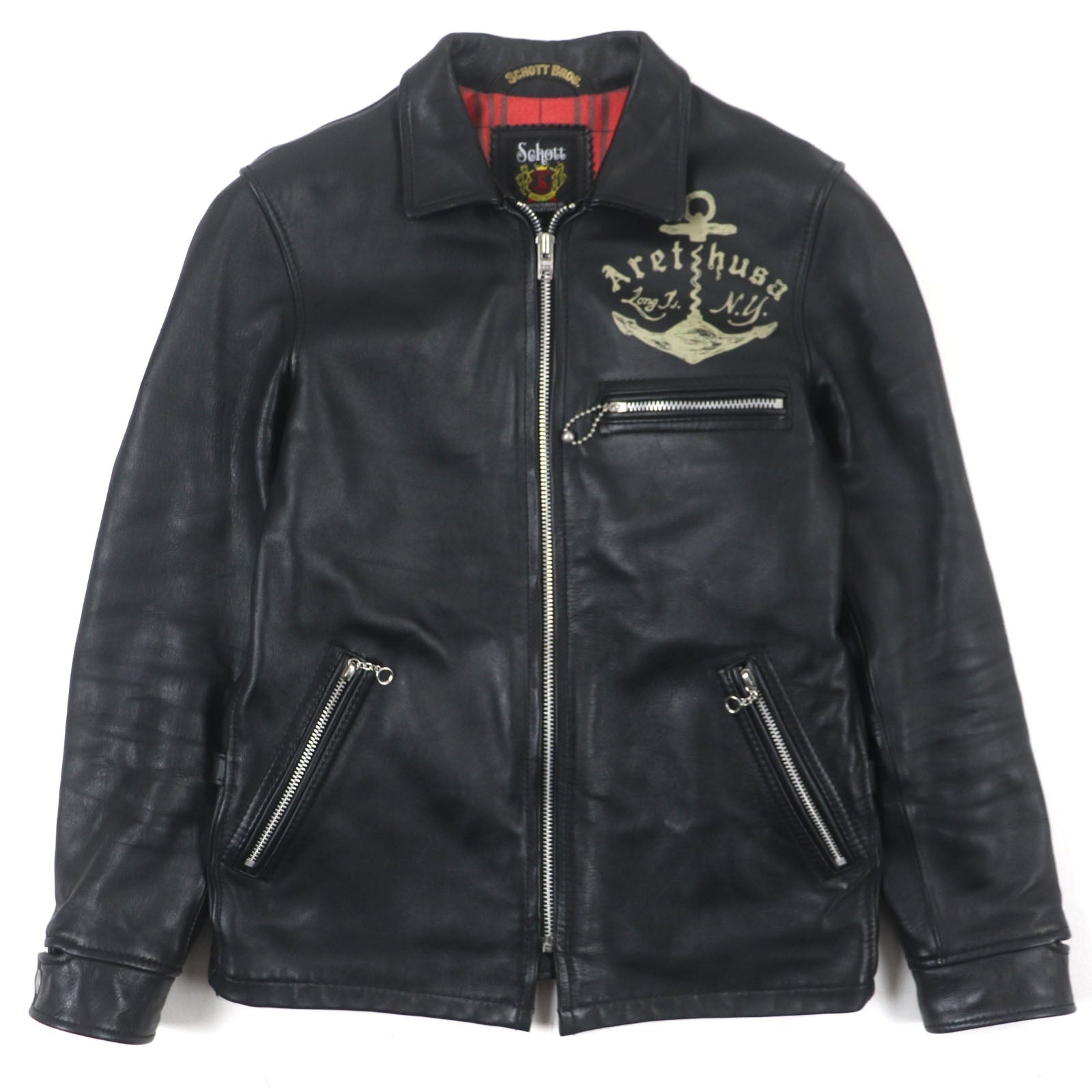 Schott ロング アイランド カウハイド ジャケット