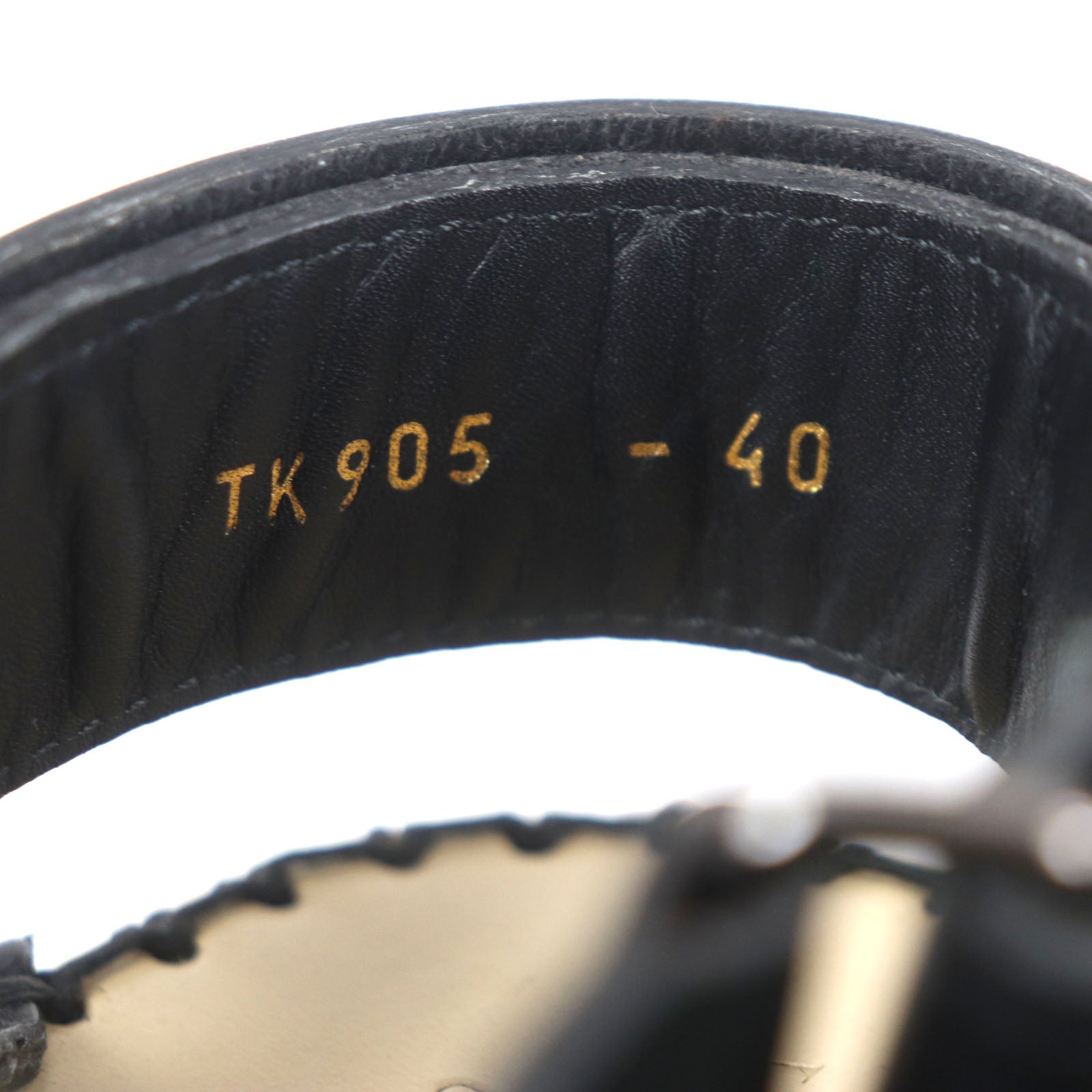ヴァレンティノ ドラゴン 刺繍 レザー サンダル
