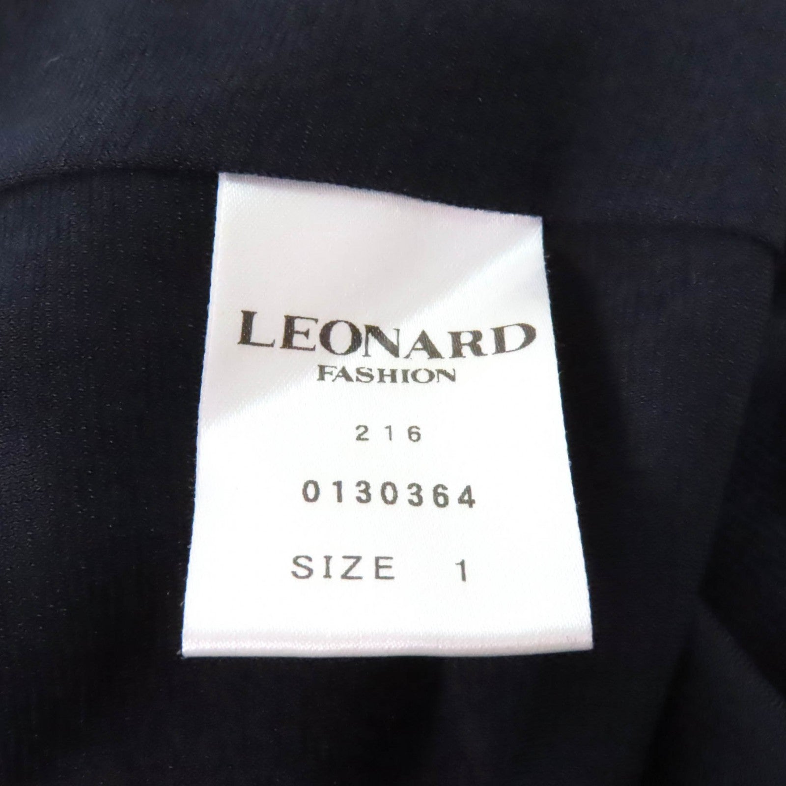 LEONARD FASHION リボン タッセル ワンピース