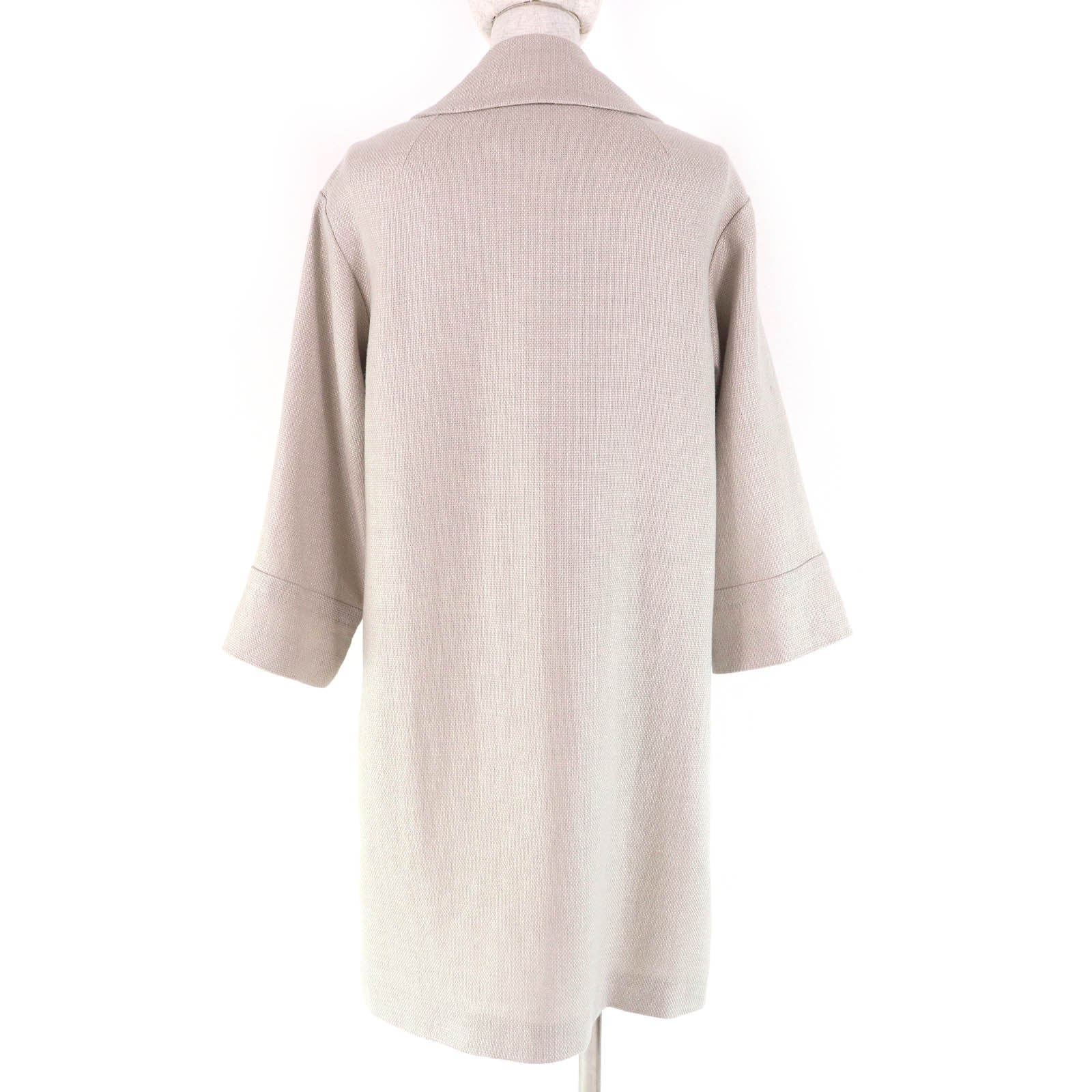 S MaxMara デザイン フォー イージー リビング リネン コート