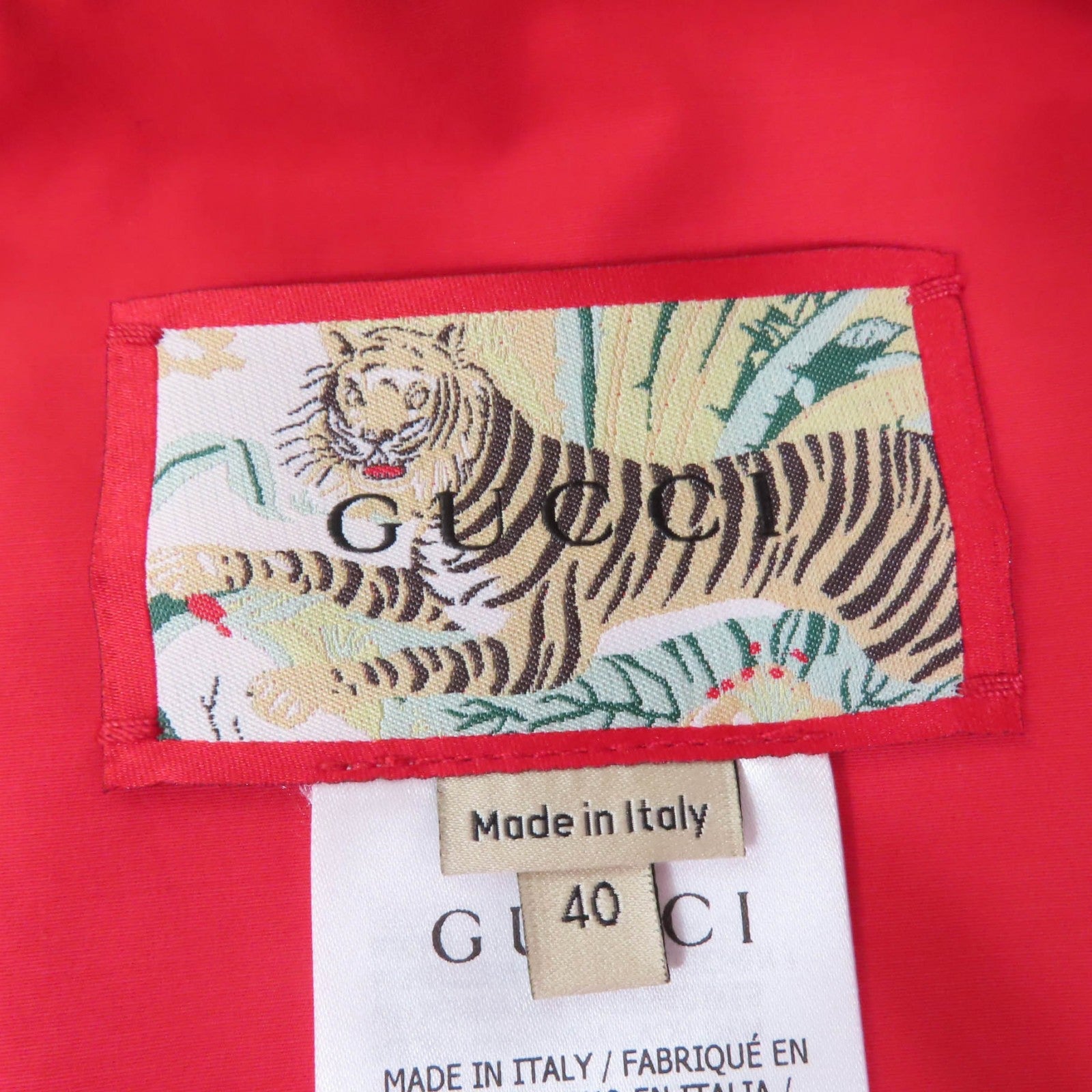 グッチ TIGER 大きなGGパターン コットンコート