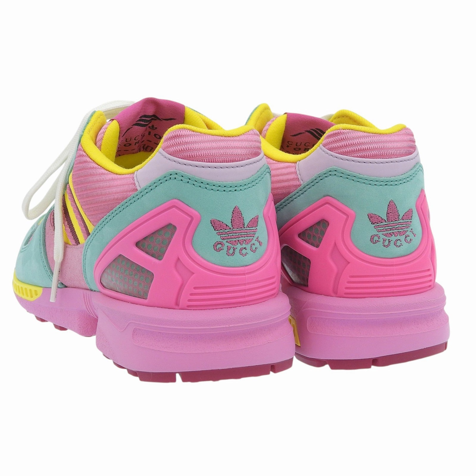 グッチ×アディダス TORSION ZX8000 スエード レザー スニーカー
