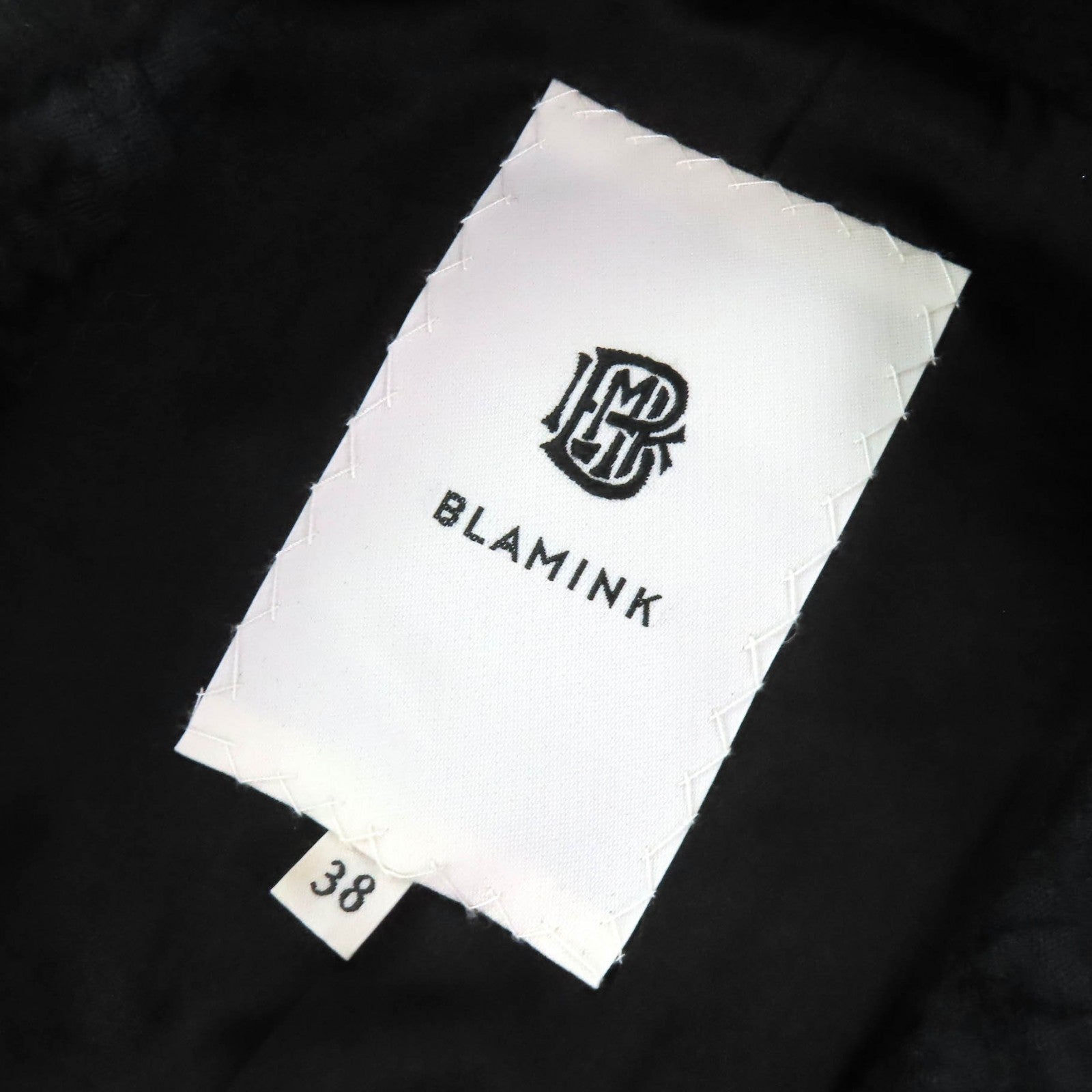BLAMINK デザイン ボタン ジャカード レーヨン ジャケット