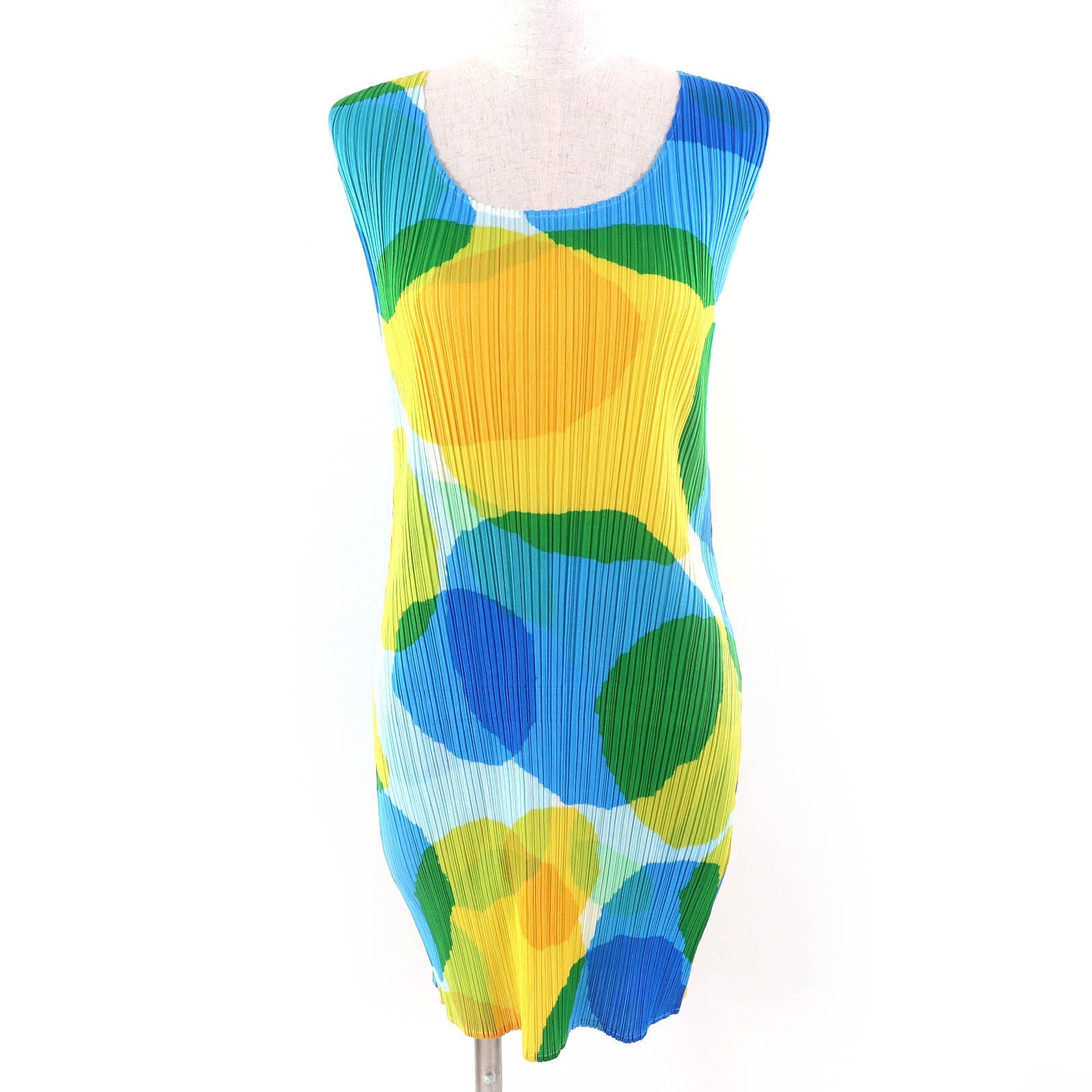 PLEATS PLEASE ドット柄 PP81-JK713 ワンピース