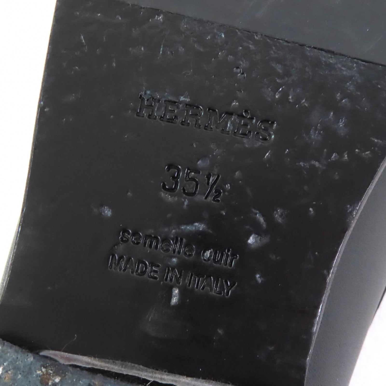 エルメス デスティング ケリー バックル レザー ローファー