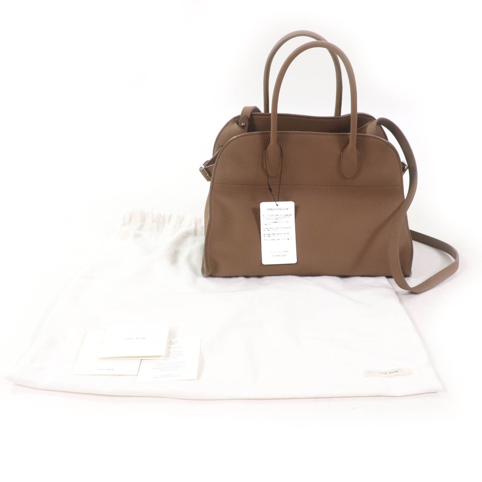 ザロウ Soft Margaux 12 カーフレザー ハンドバッグ