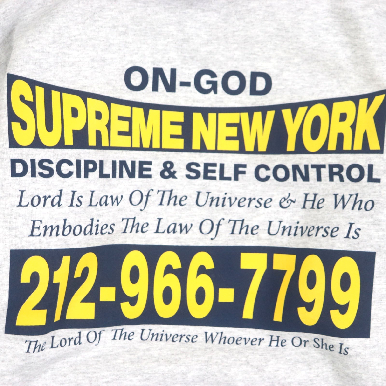 Supreme On God フーディー コットン パーカー
