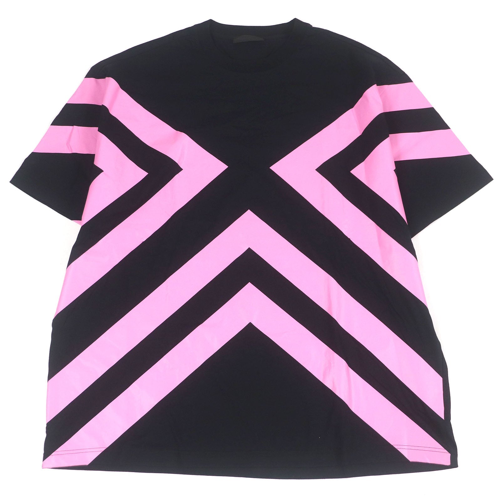 プラダ トライアングル ロゴ コットン Tシャツ