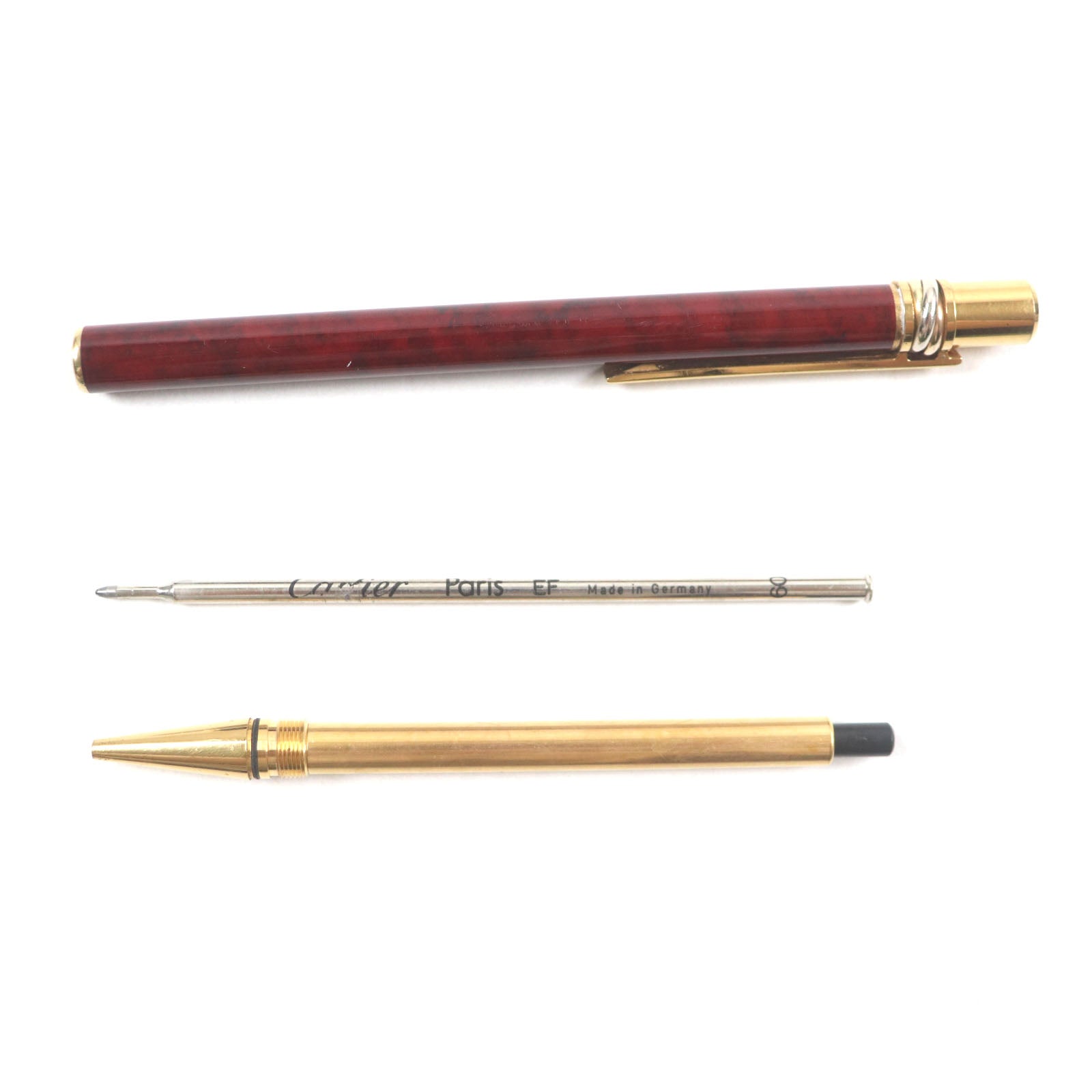 カルティエ トリニティ レッドゴールド ボールペン