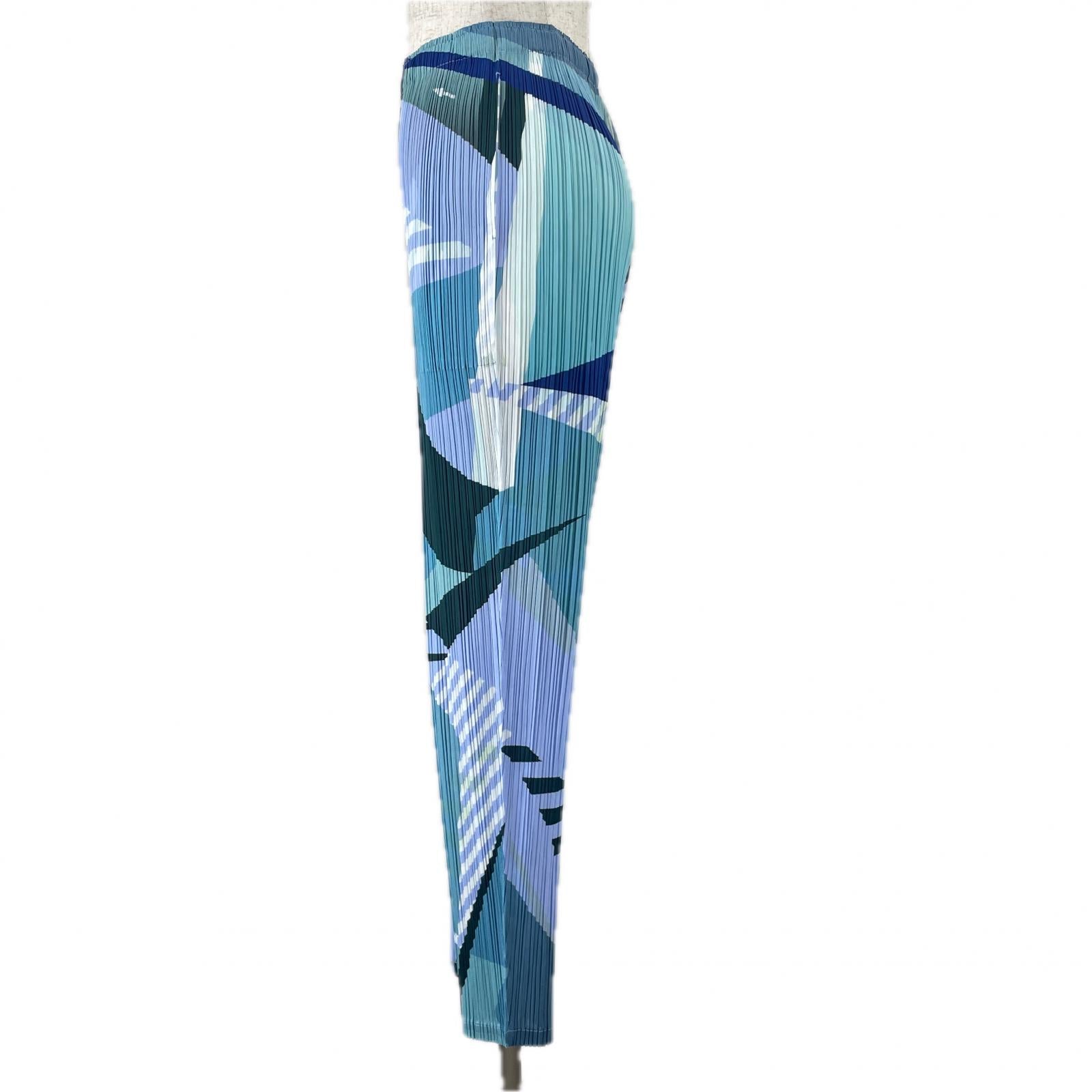 PLEATS PLEASE プリーツ ポリエステル パンツ