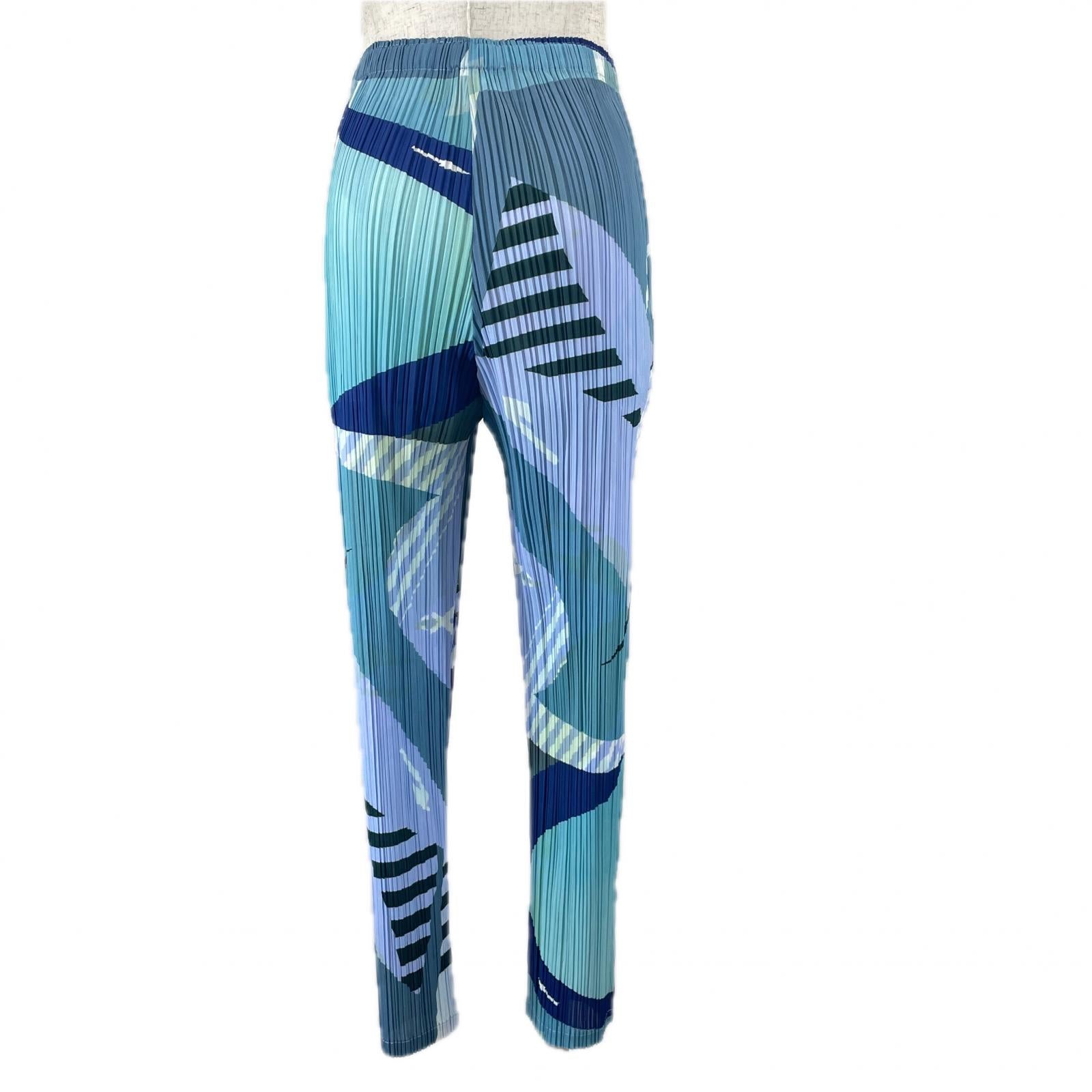 PLEATS PLEASE プリーツ ポリエステル パンツ