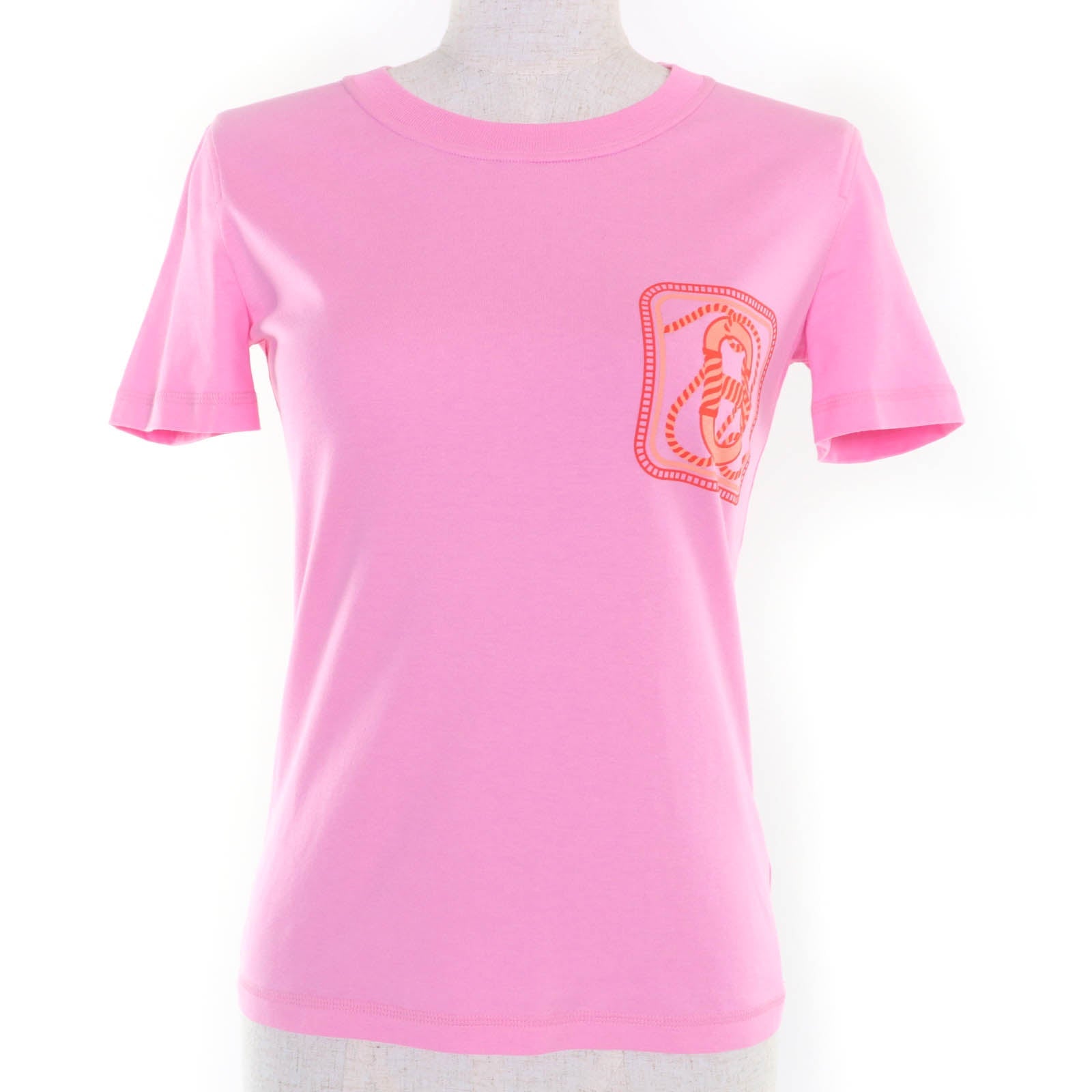 エルメス カヌー シェーヌ コットン Tシャツ