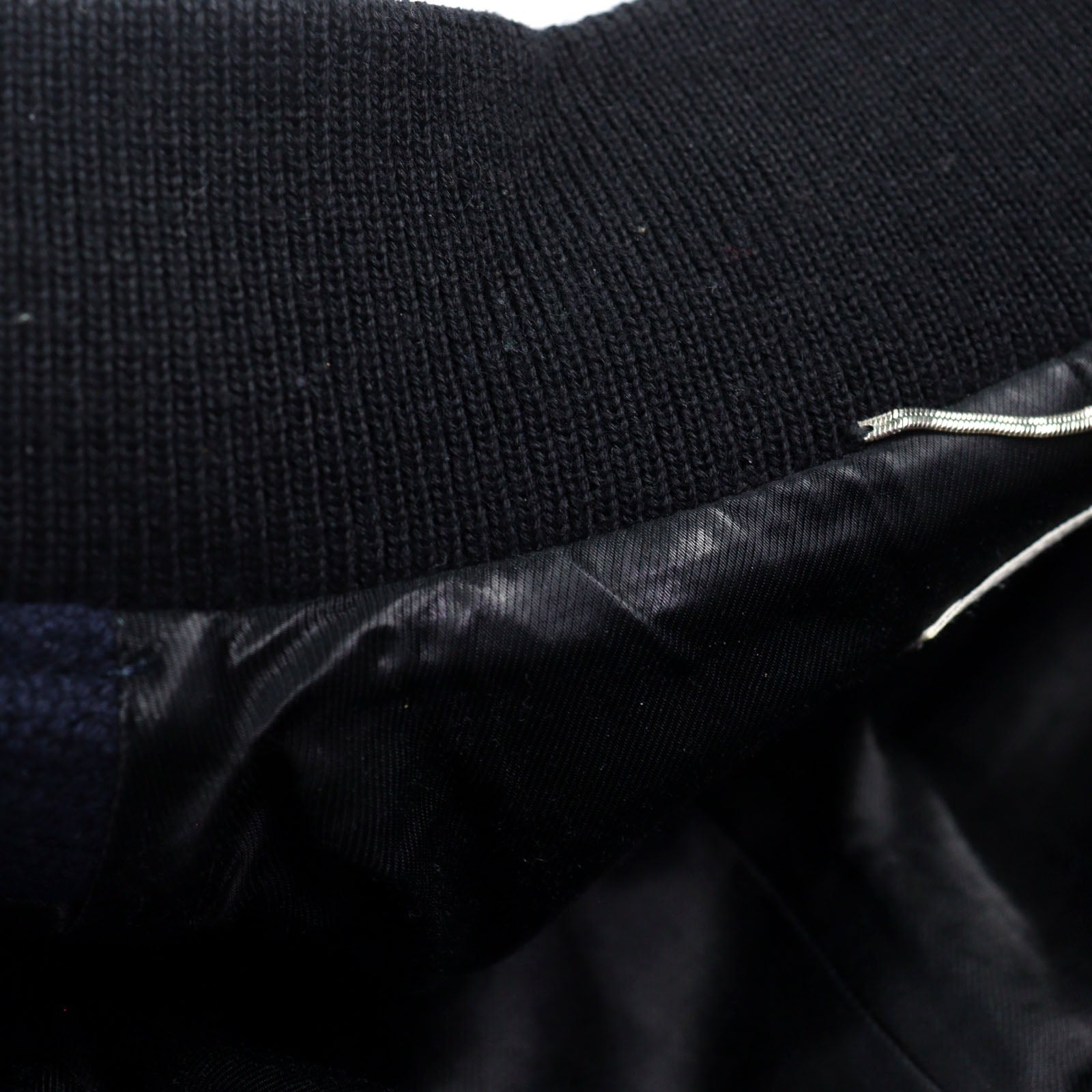 イヴサンローラン エディ レザー トリム テディ ジャケット