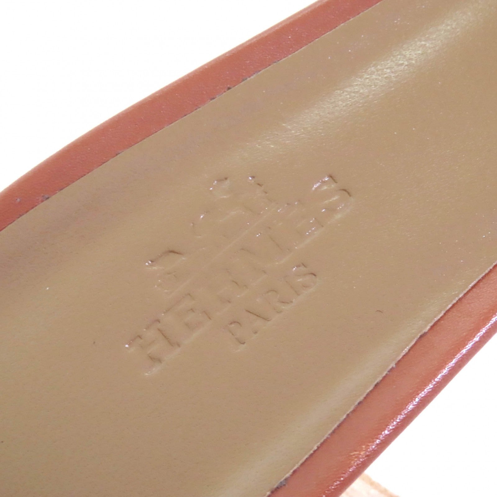 エルメス オアシス レザー ミュール サンダル