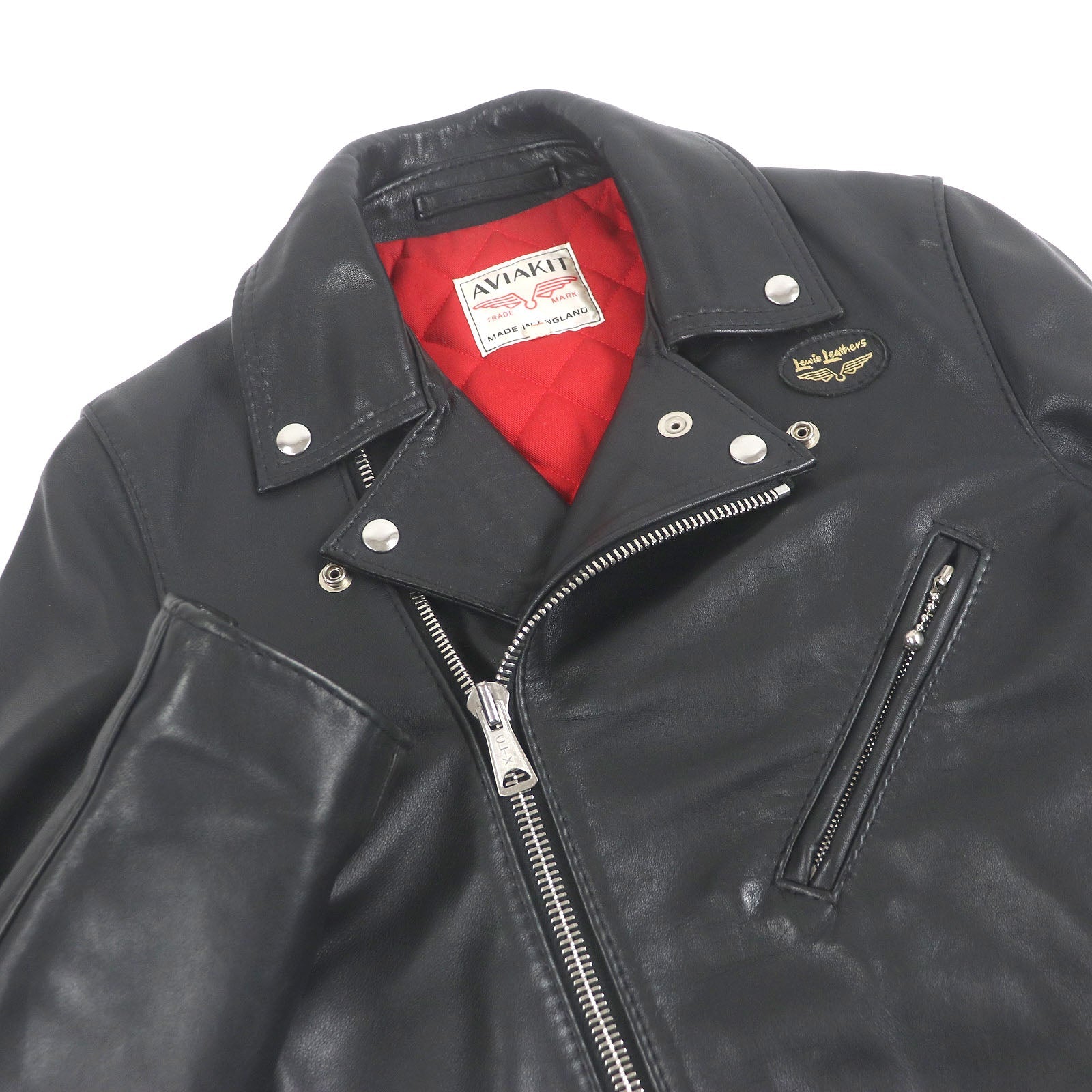 ルイス レザーズ サイクロン タイト フィット レザー ジャケット