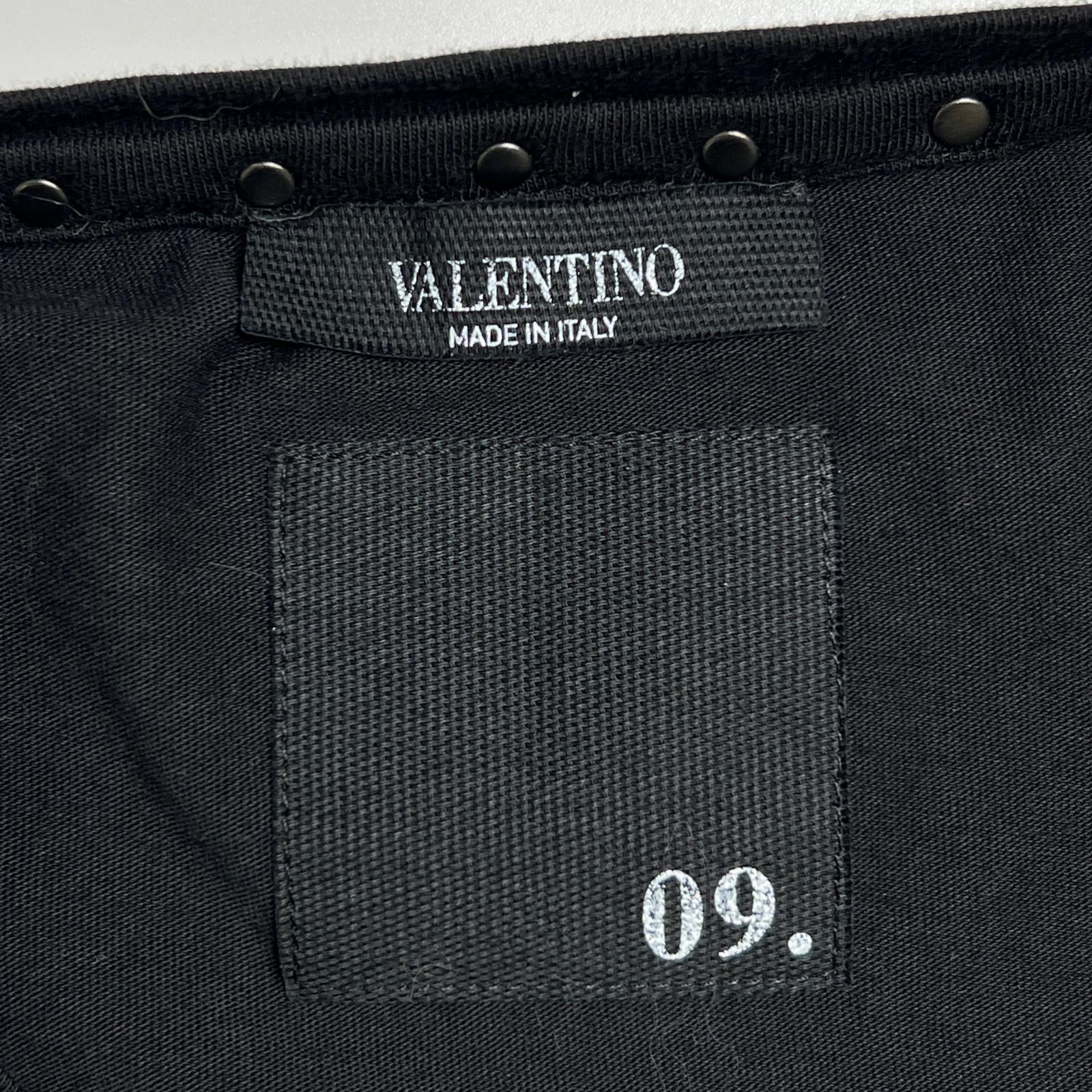 ヴァレンティノ コットン ショート スリーブ Tシャツ