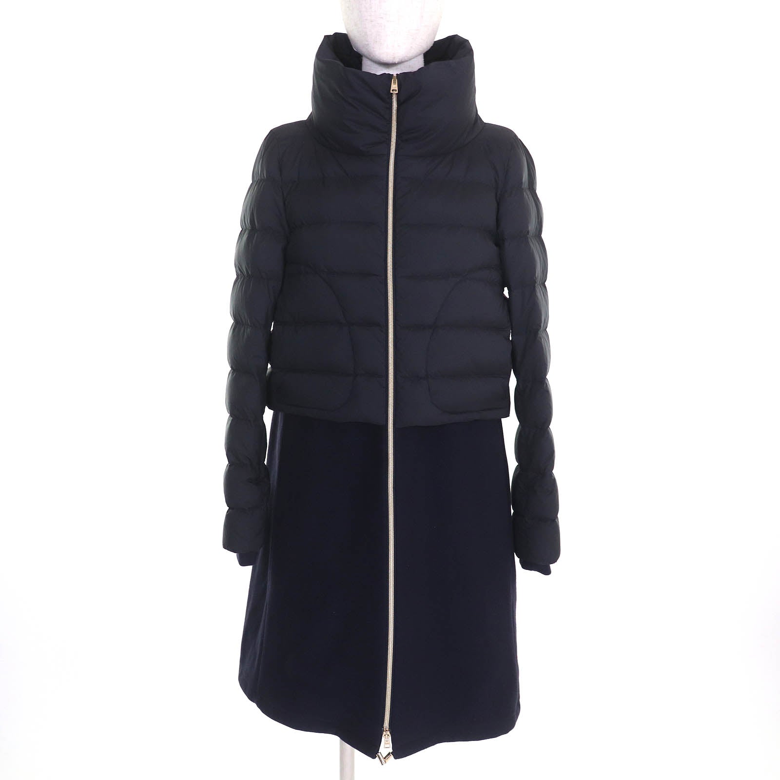 Herno PI1214D ウール ダウン コート