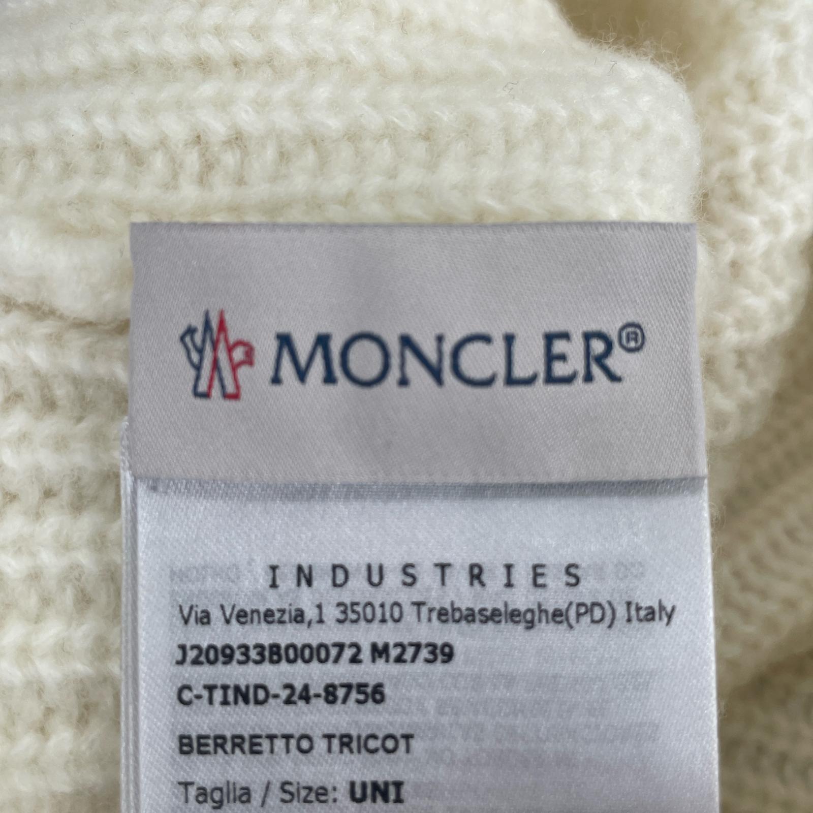 Moncler BERRETTO ウール ニット キャップ