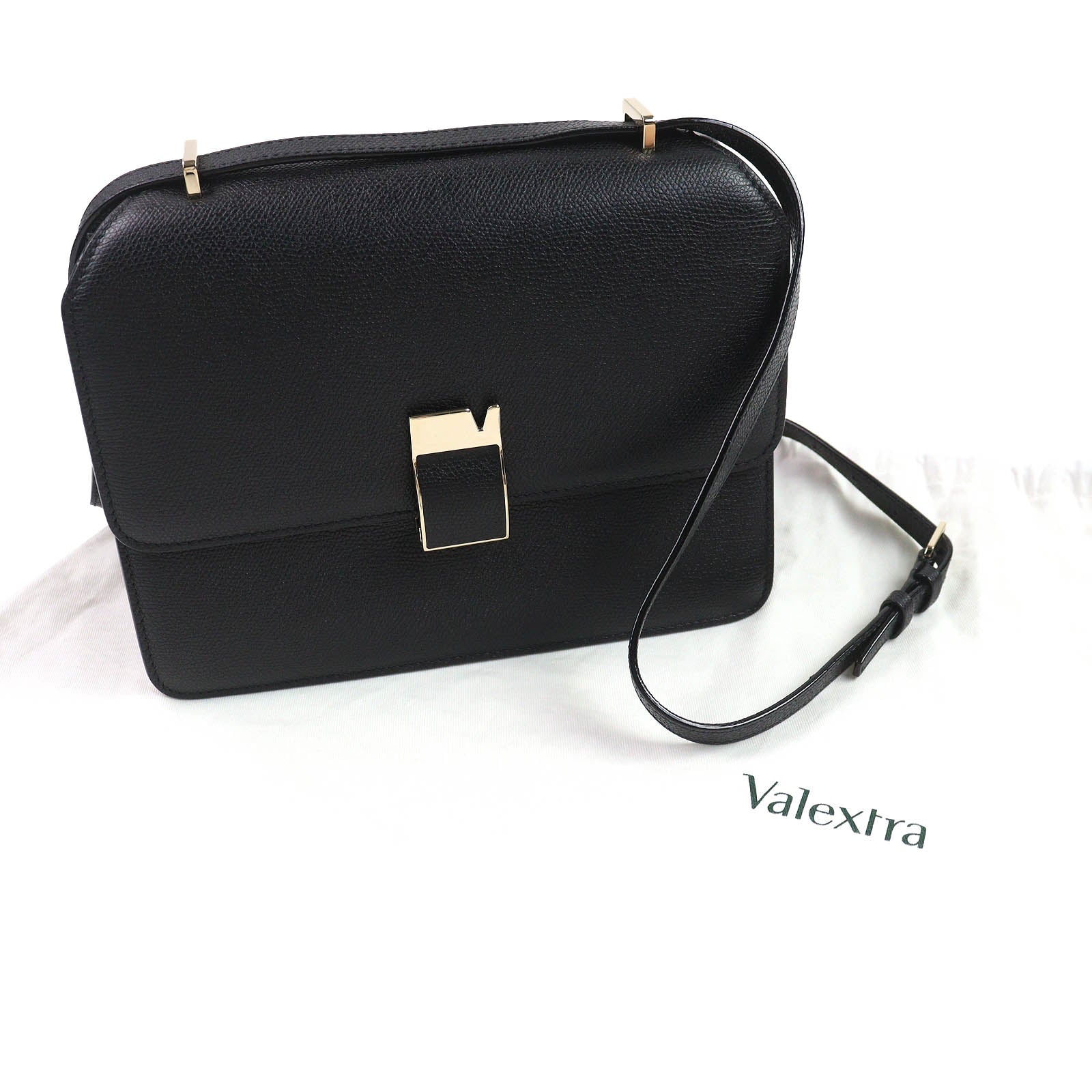 Valextra Noro ソフト カーフスキン ショルダー バッグ