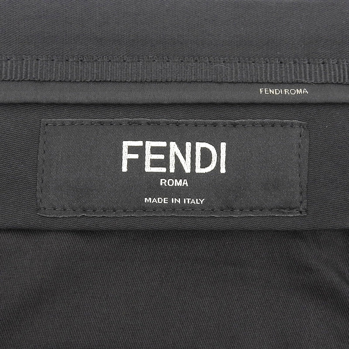フェンディ FF ロゴ 刺繍 シャドー ストライプ ショーツ