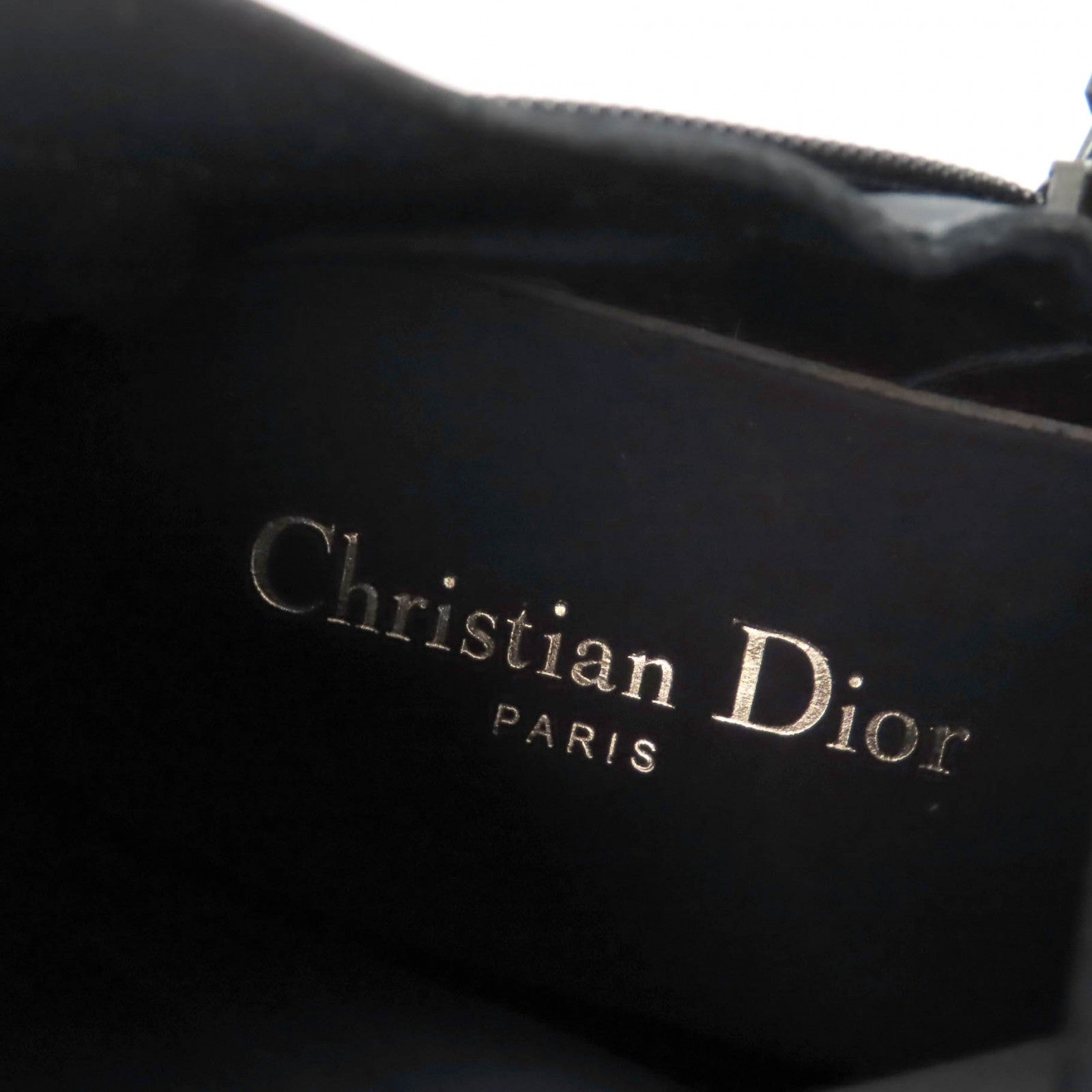 クリスチャン ディオール DIOR SYMBOL レザー アンクル ブーツ