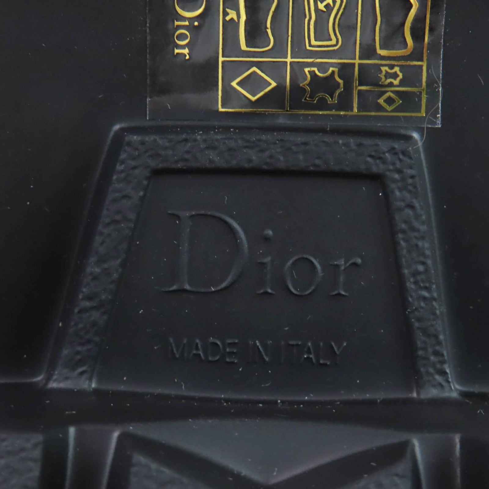 クリスチャン ディオール DIOR SYMBOL レザー アンクル ブーツ