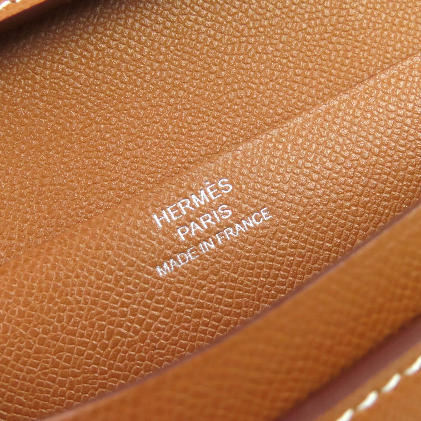 エルメス ビーンスフラ ヴォーエプソン レザー 長財布