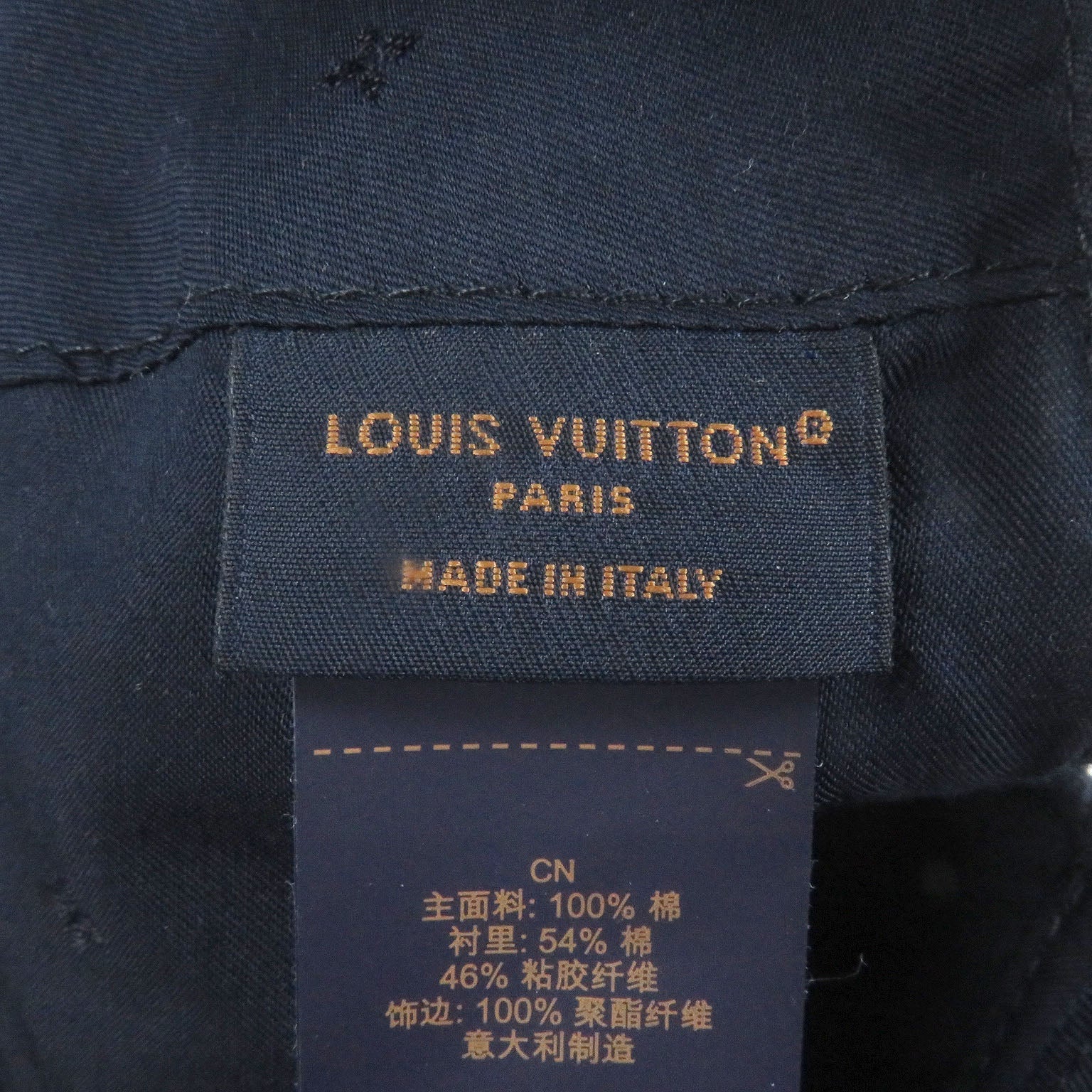 ルイヴィトン デニム ベースボールキャップ