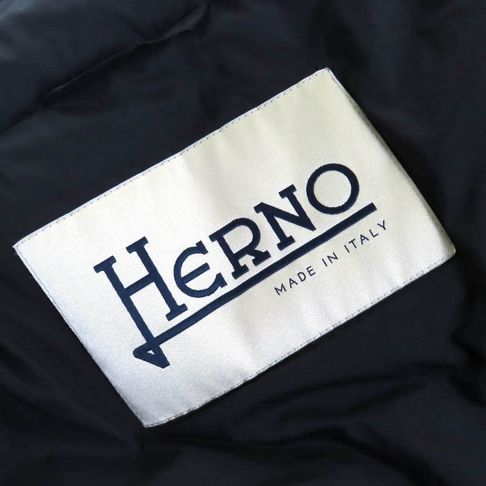 Herno ダウン コート ウール 切替 ダウン コート