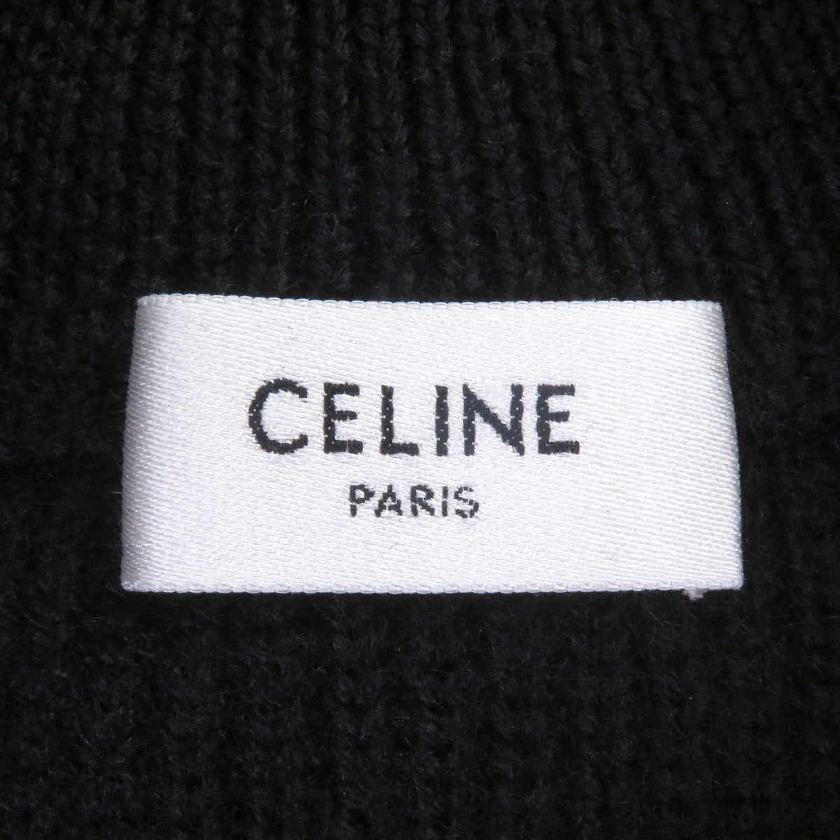 セリーヌ Eddie Triomphe Embroidered ウールセーター