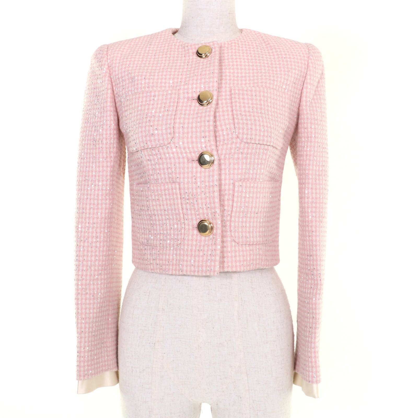 Miu Miu クロップド ツイード ジャケット