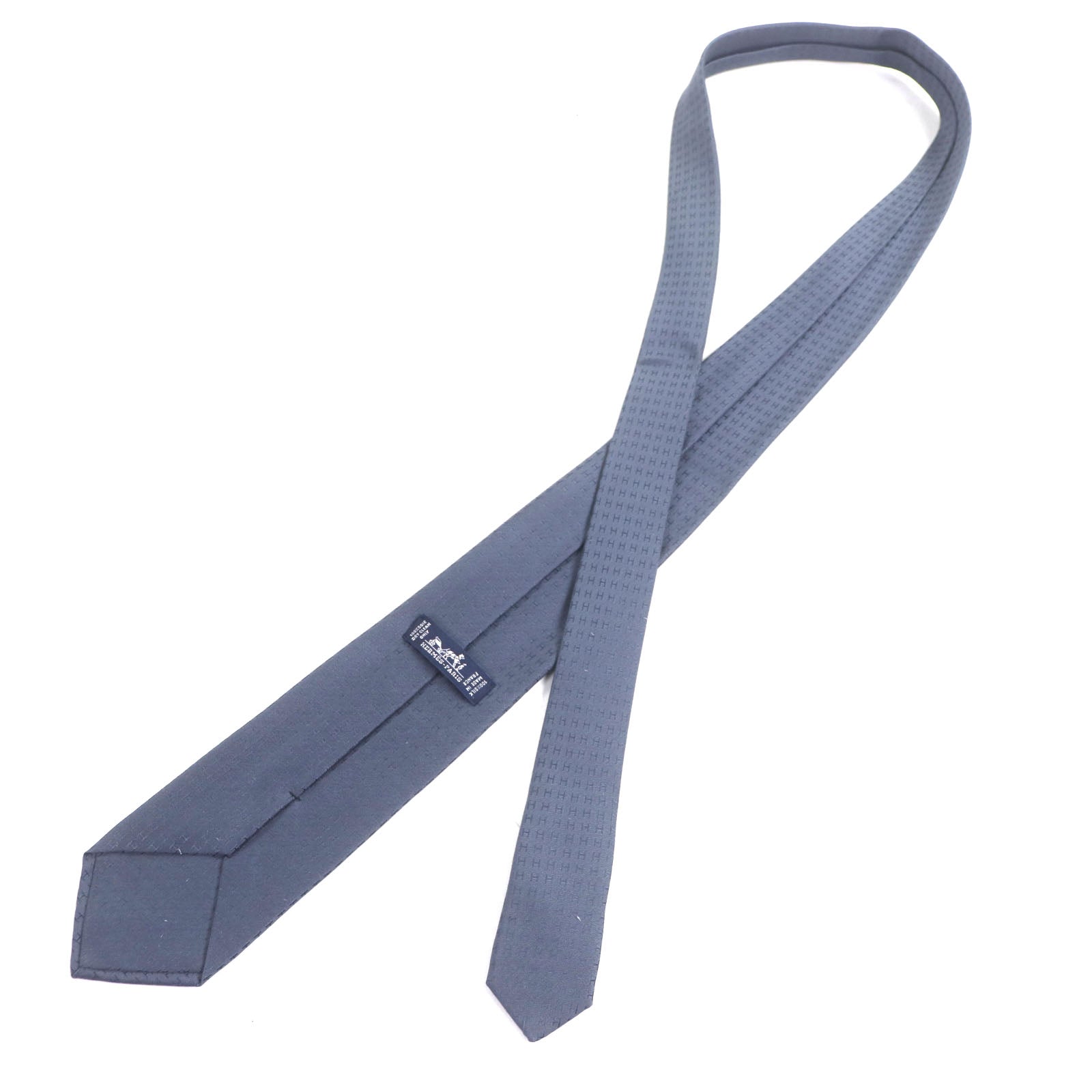 エルメス CRAVATE FACONNEE シルク タイ