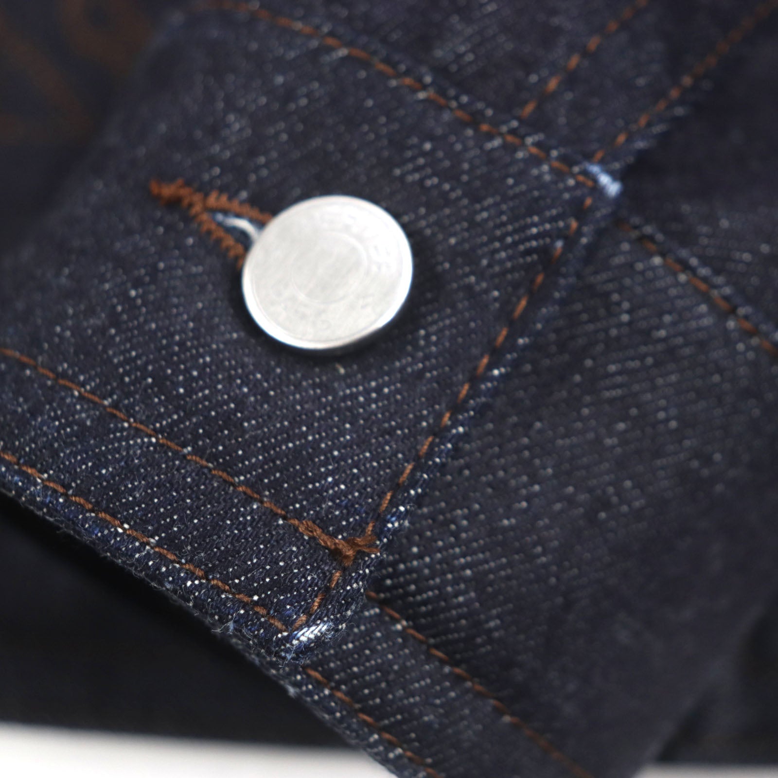 エルメス アンコン オ カレ コットン デニム ジャケット